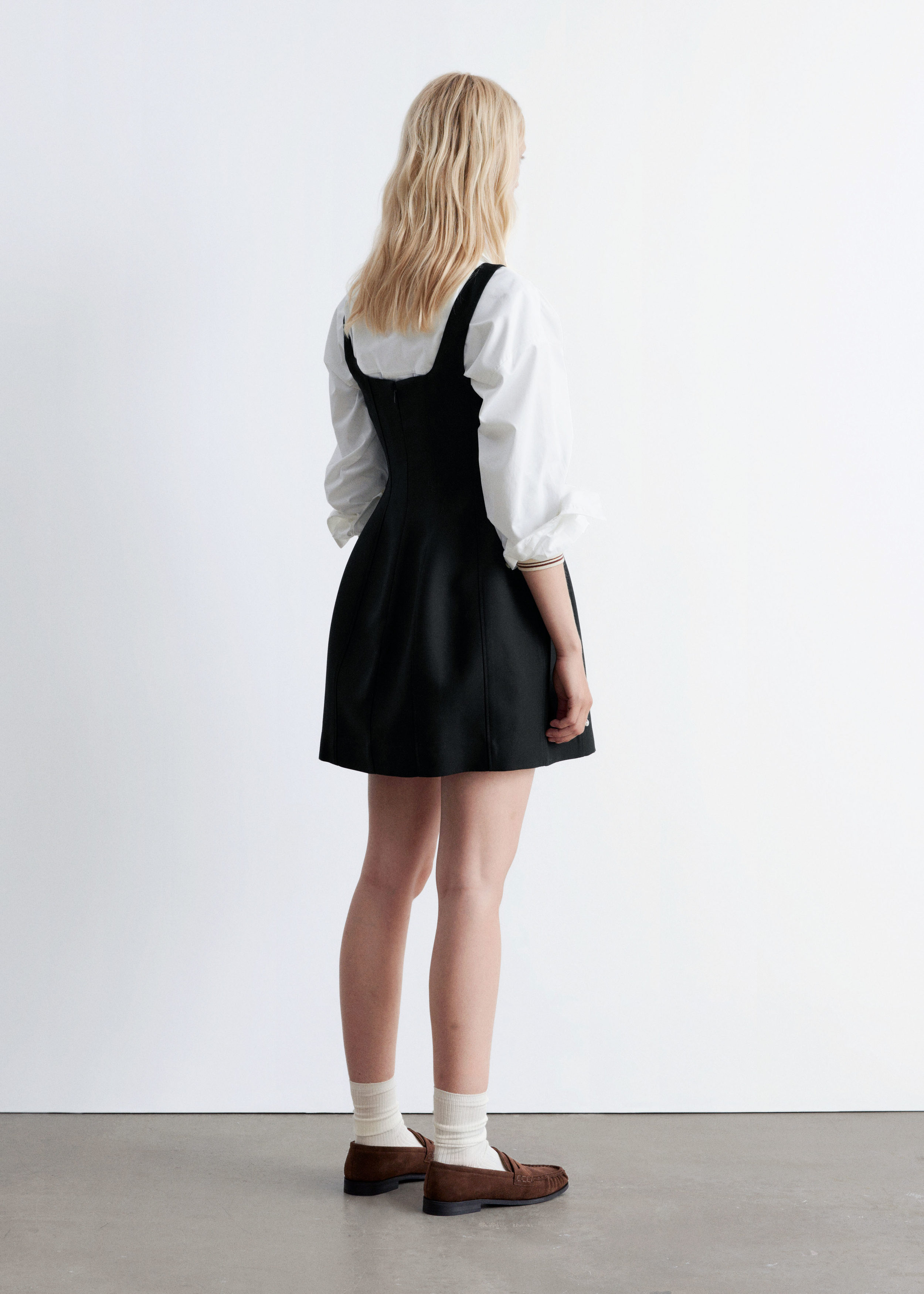 Frill Mini Dress - Sky Blue - Mini dresses - & Other Stories NL