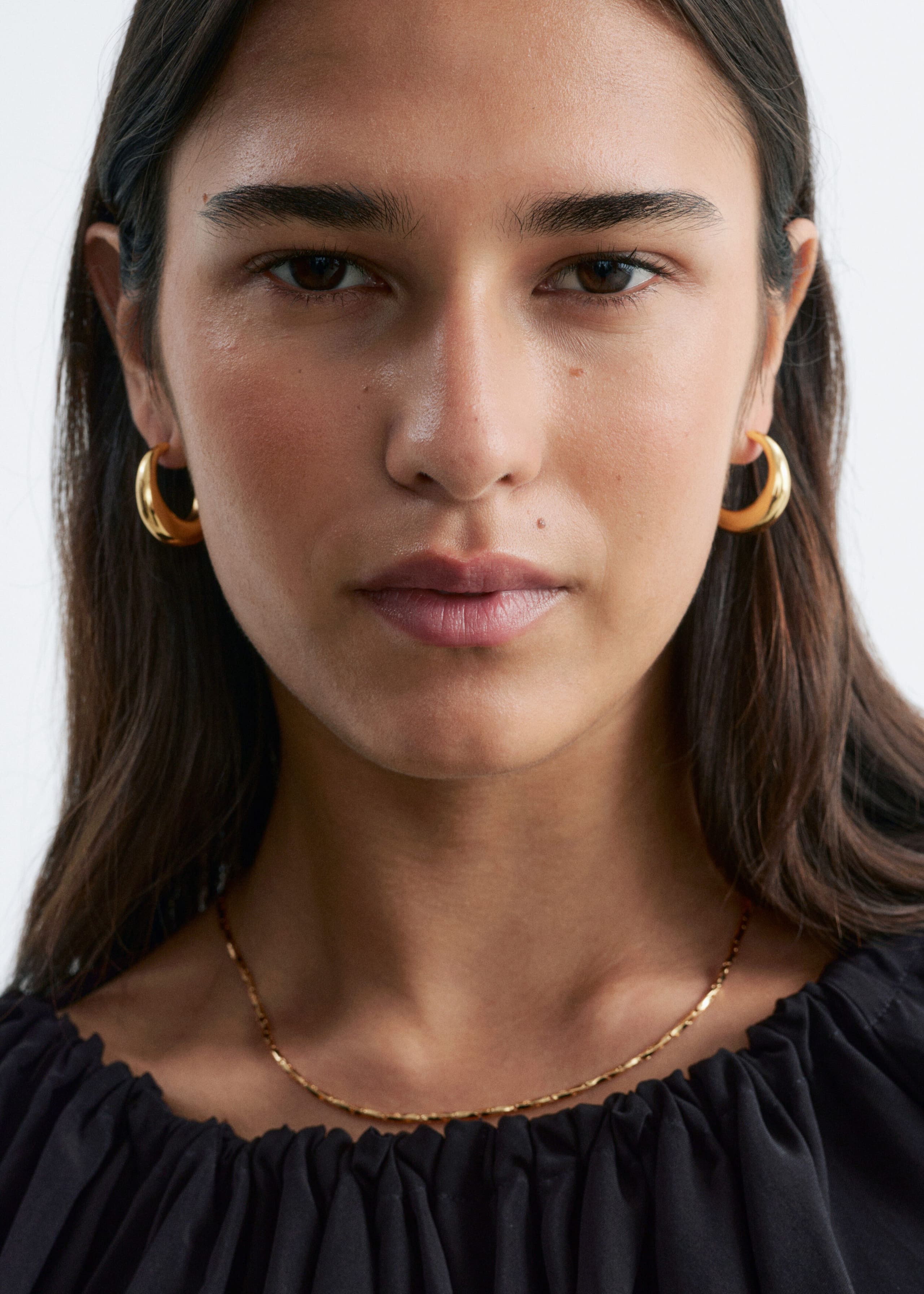Polished Chain Necklace - Gold - Still Life