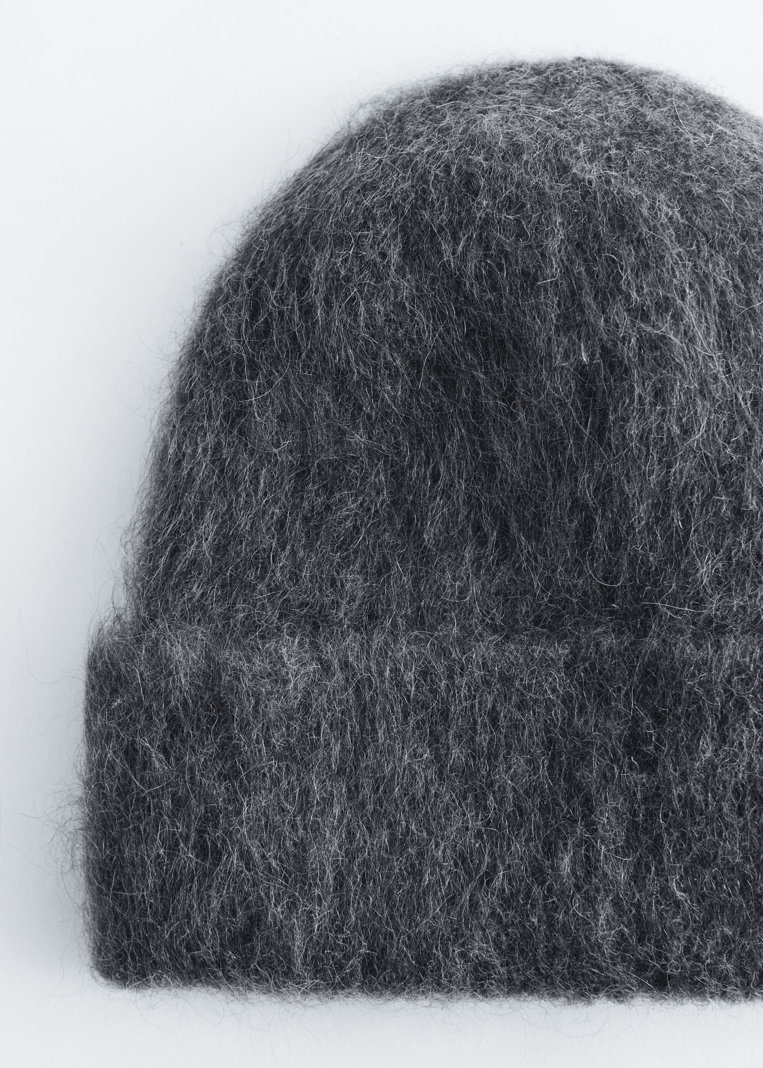 Image of Mohair-Blend Brushed Beanie
