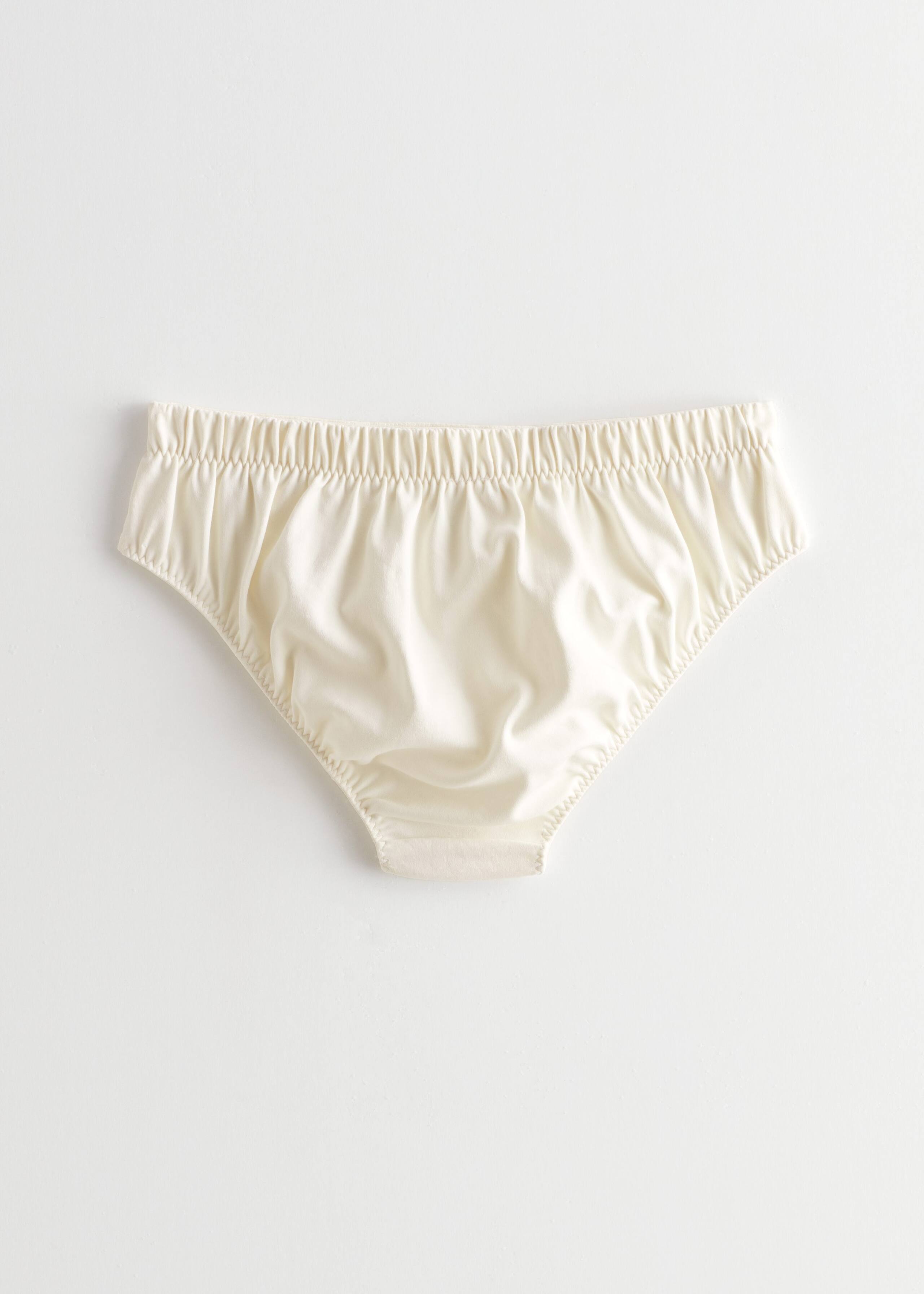 Gathered Briefs - Cream - Still Life