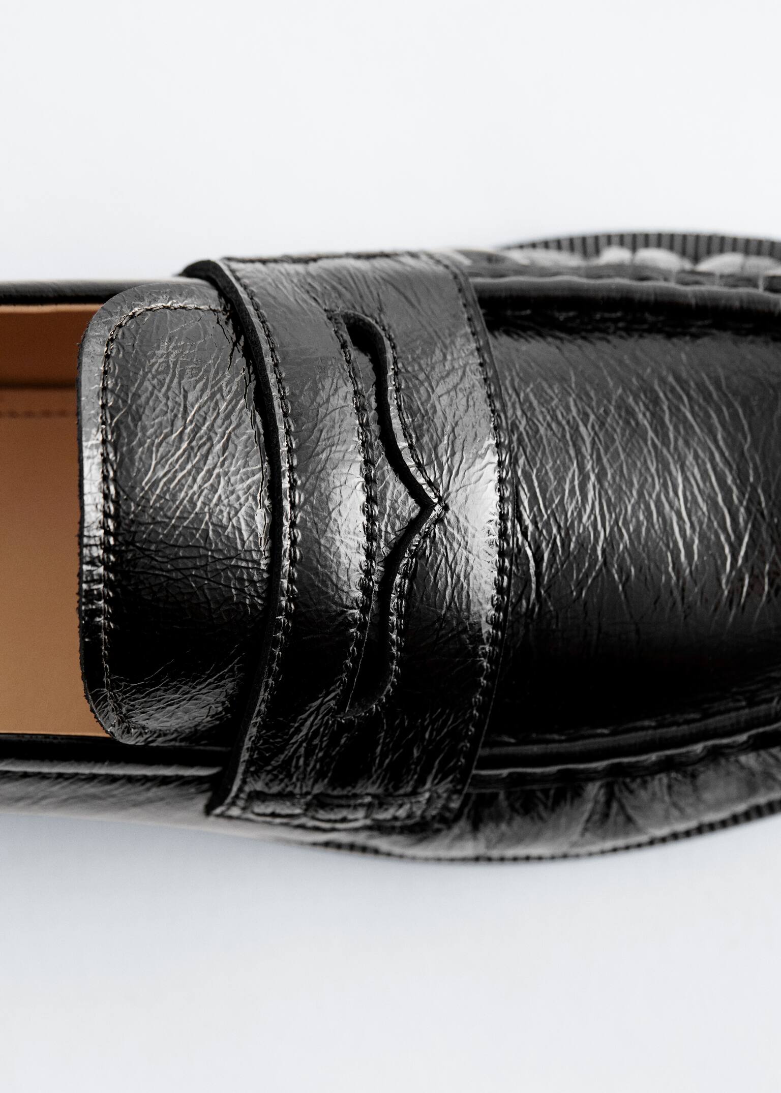 Penny-Loafer - Schwarz/Hellgrau/Schwarz/Braun/Hellgelb - 7