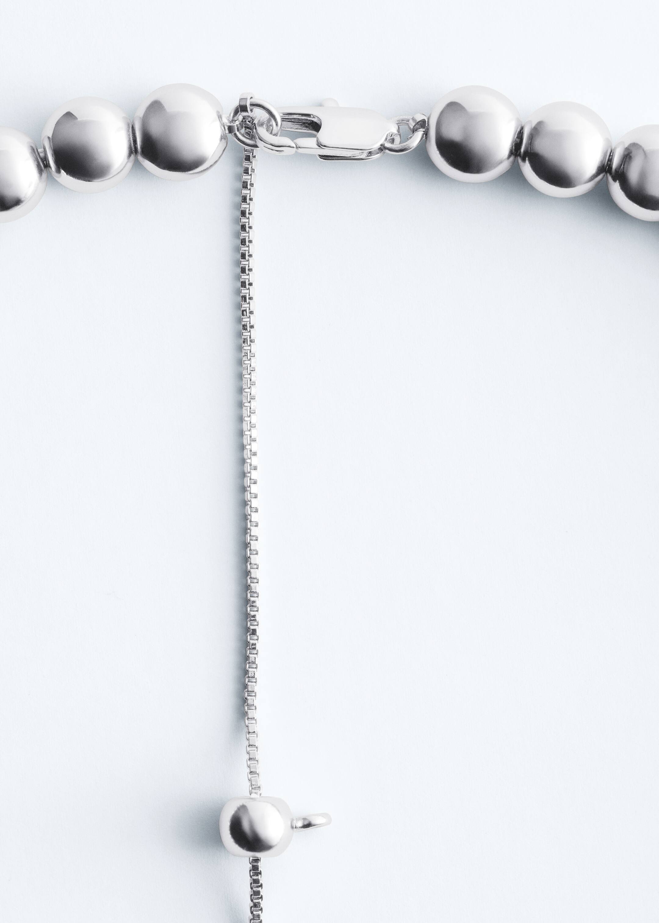 Visa större bild: Kort halsband med pärlor - Silver - DAM | H&M SE 5