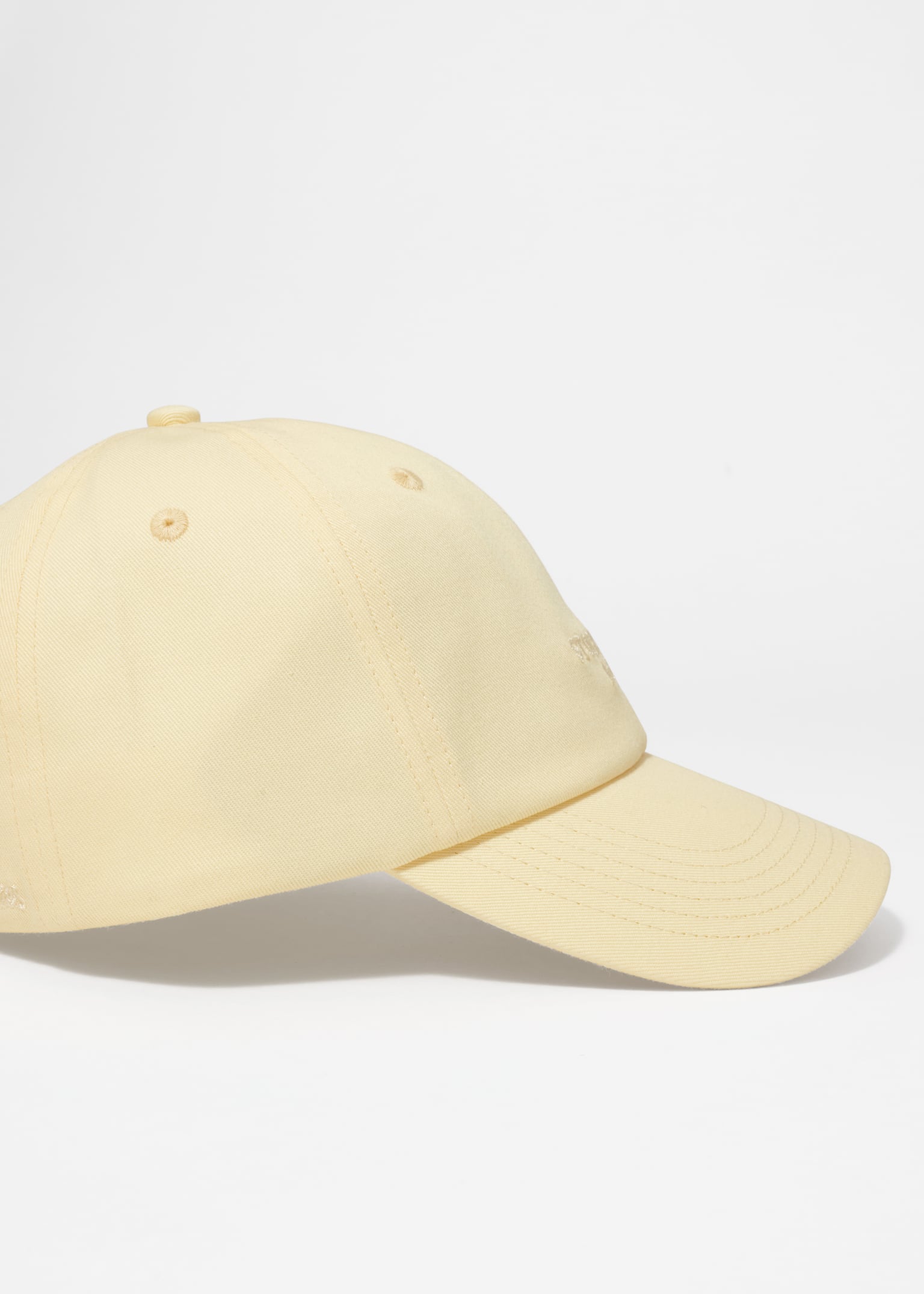 Vyšívaná šiltovka - Svetložltá/Stockholm Atelier/Sky blue/Beige - 2