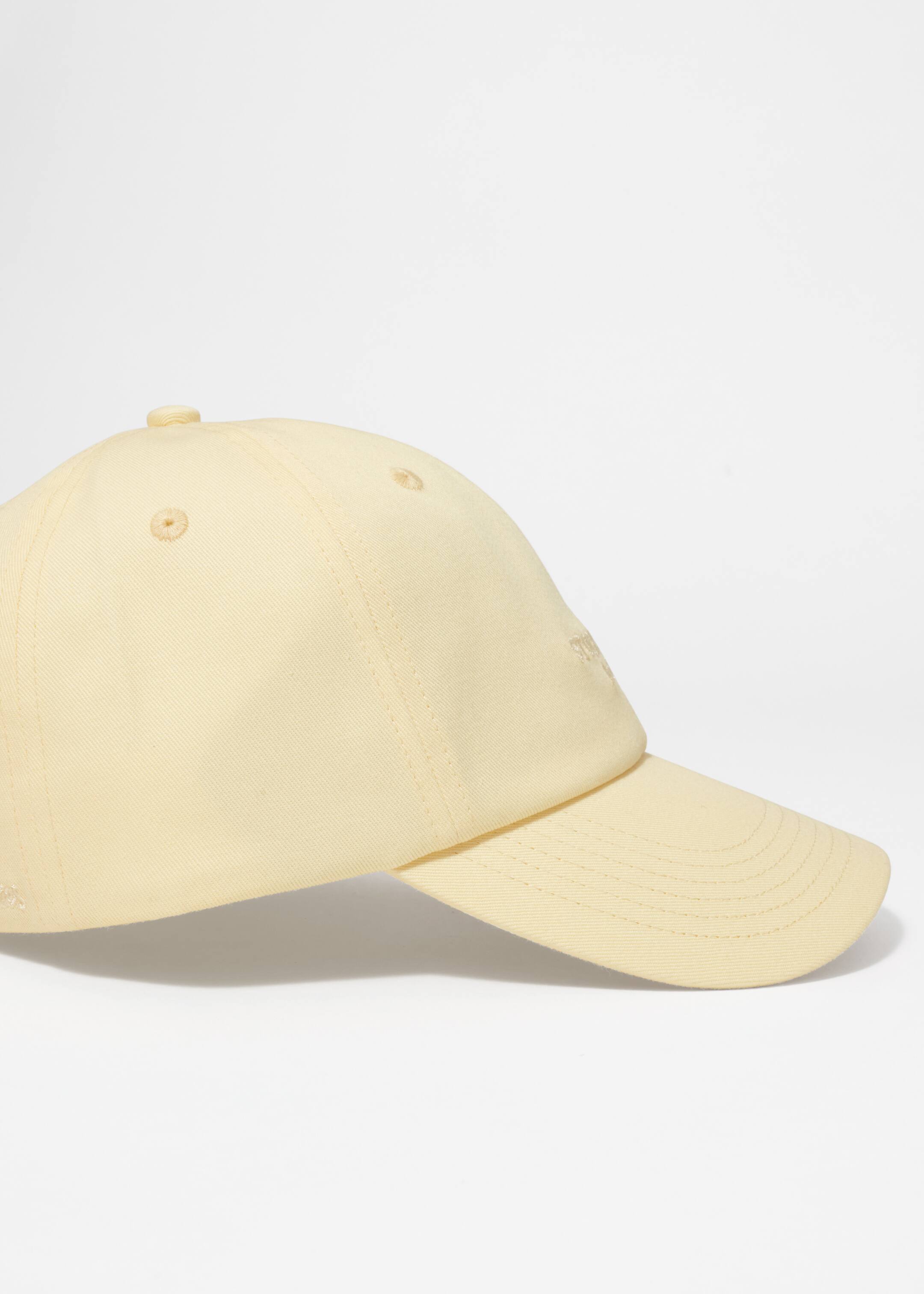 Zobrazit větší obrázek: Vyšívaná baseballová čepice - Světle žlutá/Stockholm Atelier - ŽENY | H&M CZ 3