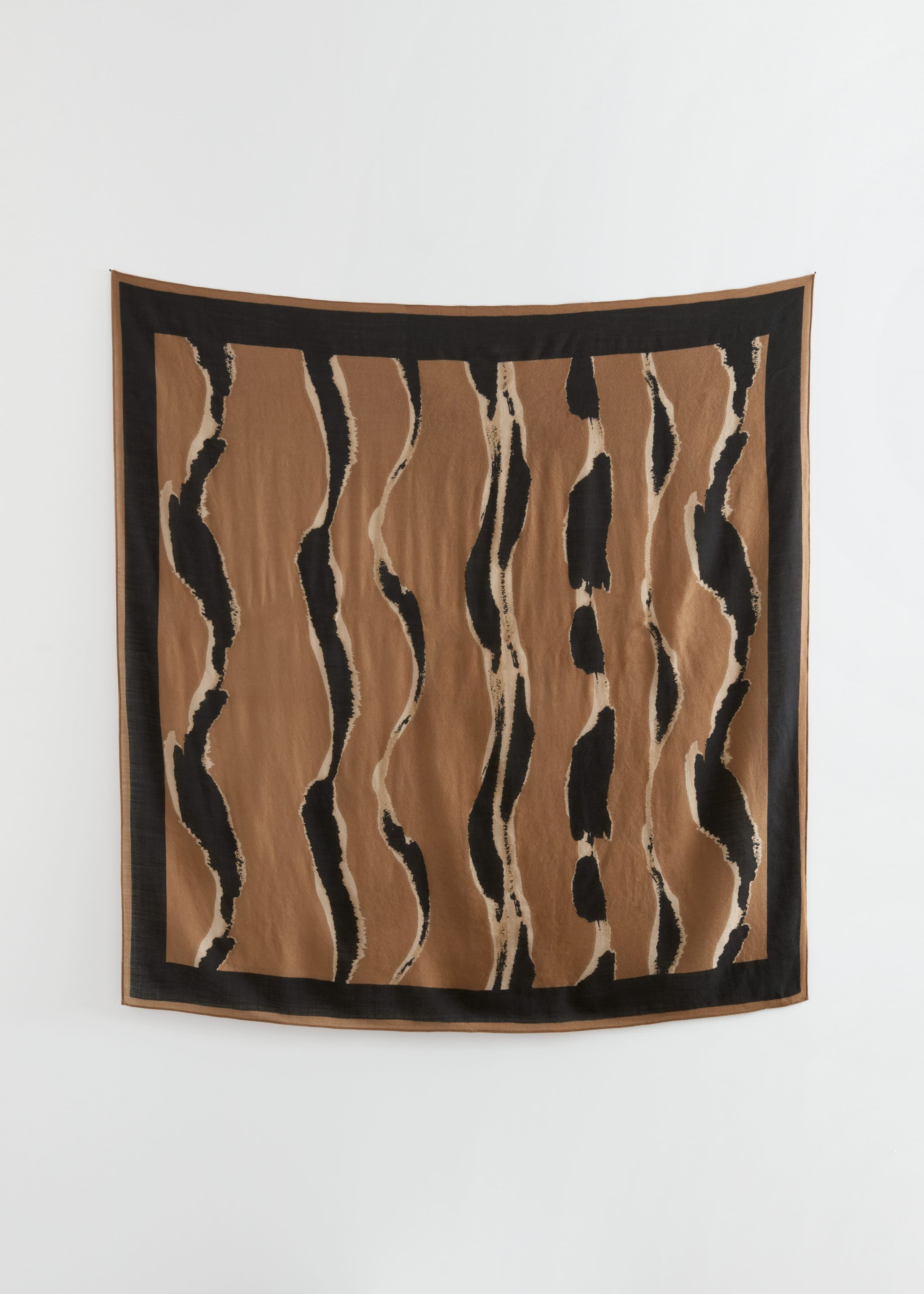 Foulard leggero - Marrone - Natura morta