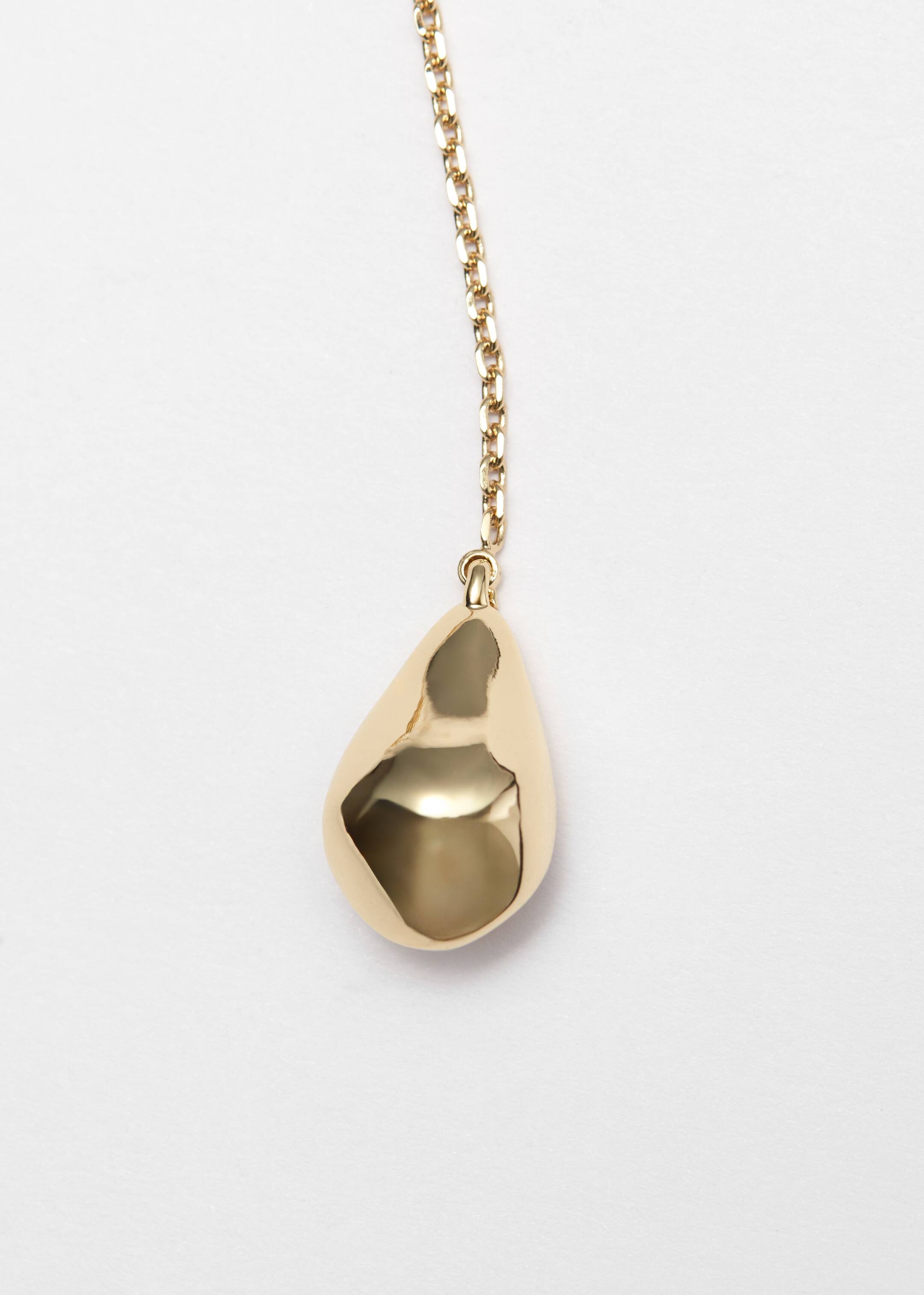 Ver imagem maior: Colar com pingente esculpido tipo seixo - Dourado - SENHORA | H&M PT 2