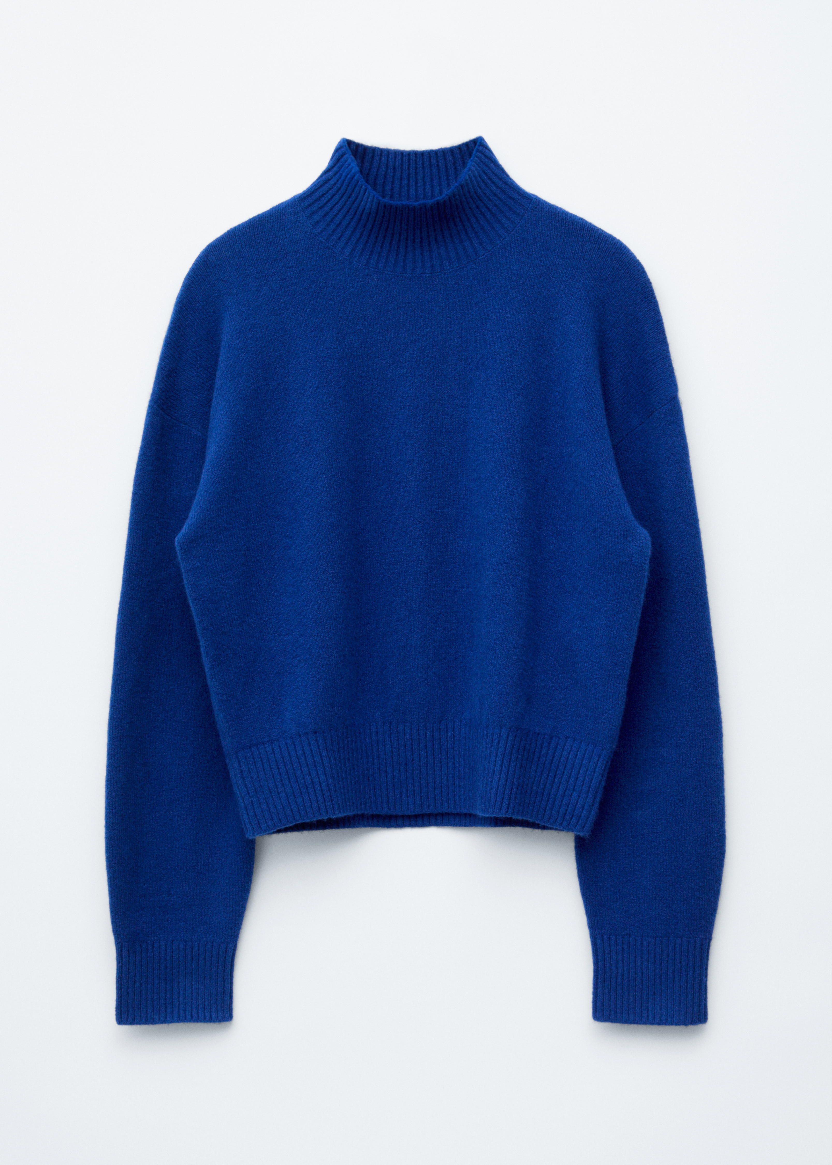Turtleneck Jumper - Bright Blue/Black/Burgundy/Dark Beige/Pink/Dark Mole