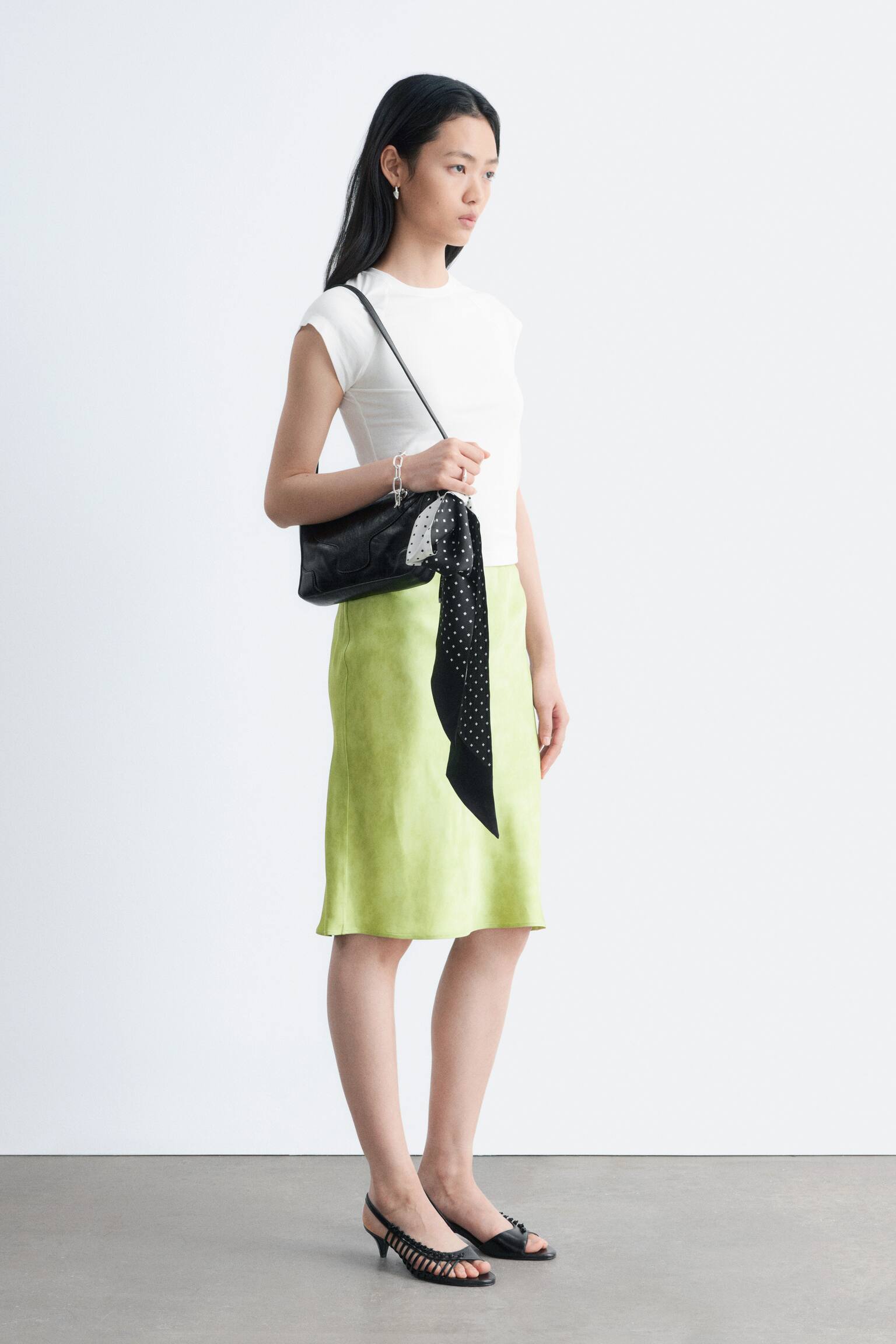 Nauwsluitend T-shirt van jersey - Wit/Donkergrijs/Lichtblauw - 5