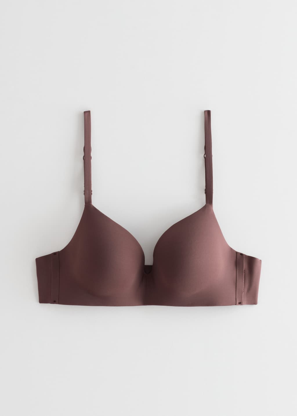 SeamlessTechnicalPaddedBra - Dark Brown - Bodegón