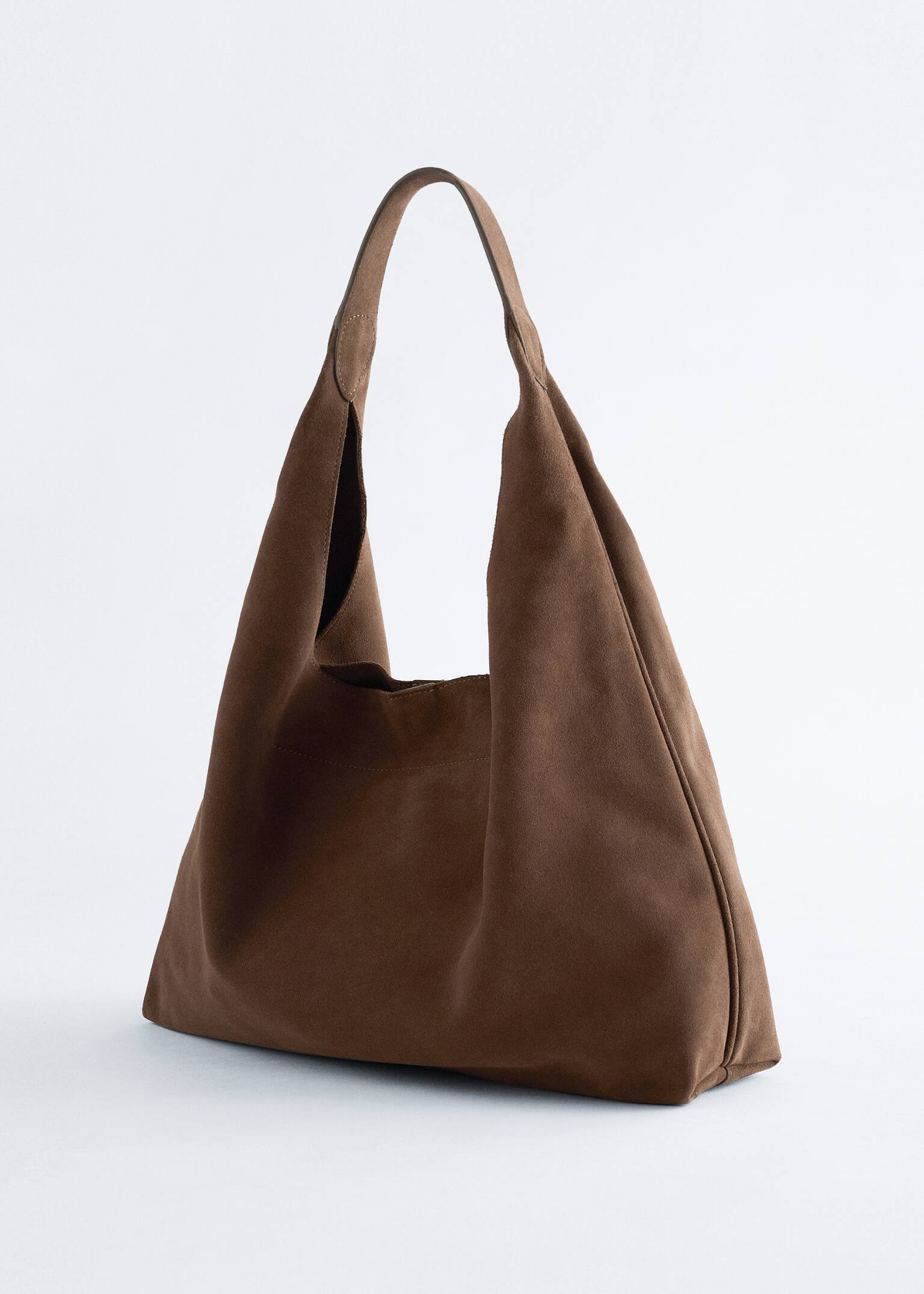 Geantă Tote Mare din Velur - Maro/Roșu închis/Dark grey/Rugină/Suede Burgund/Verde/Albastru deschis - 5