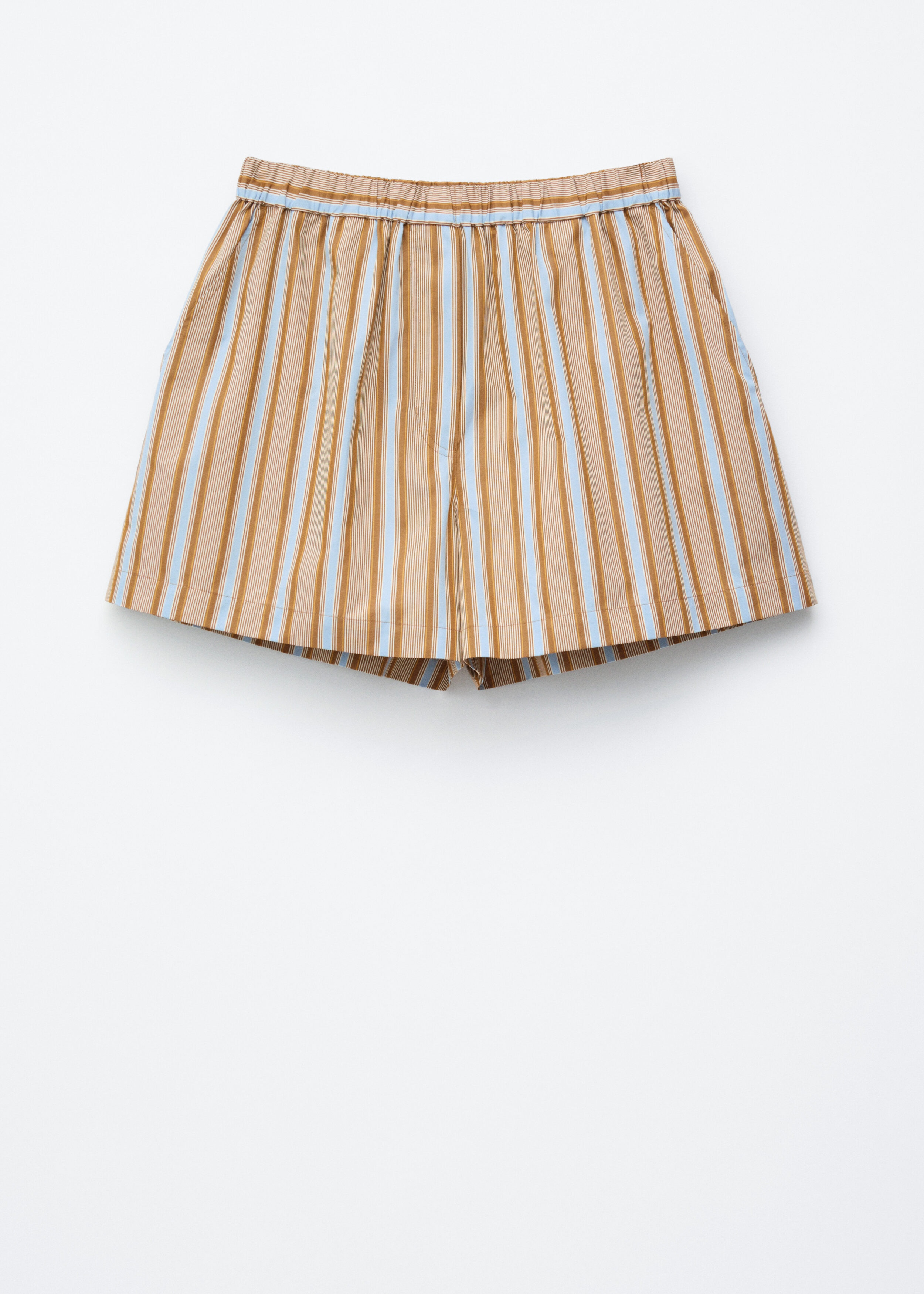 High-Waist Cotton Shorts