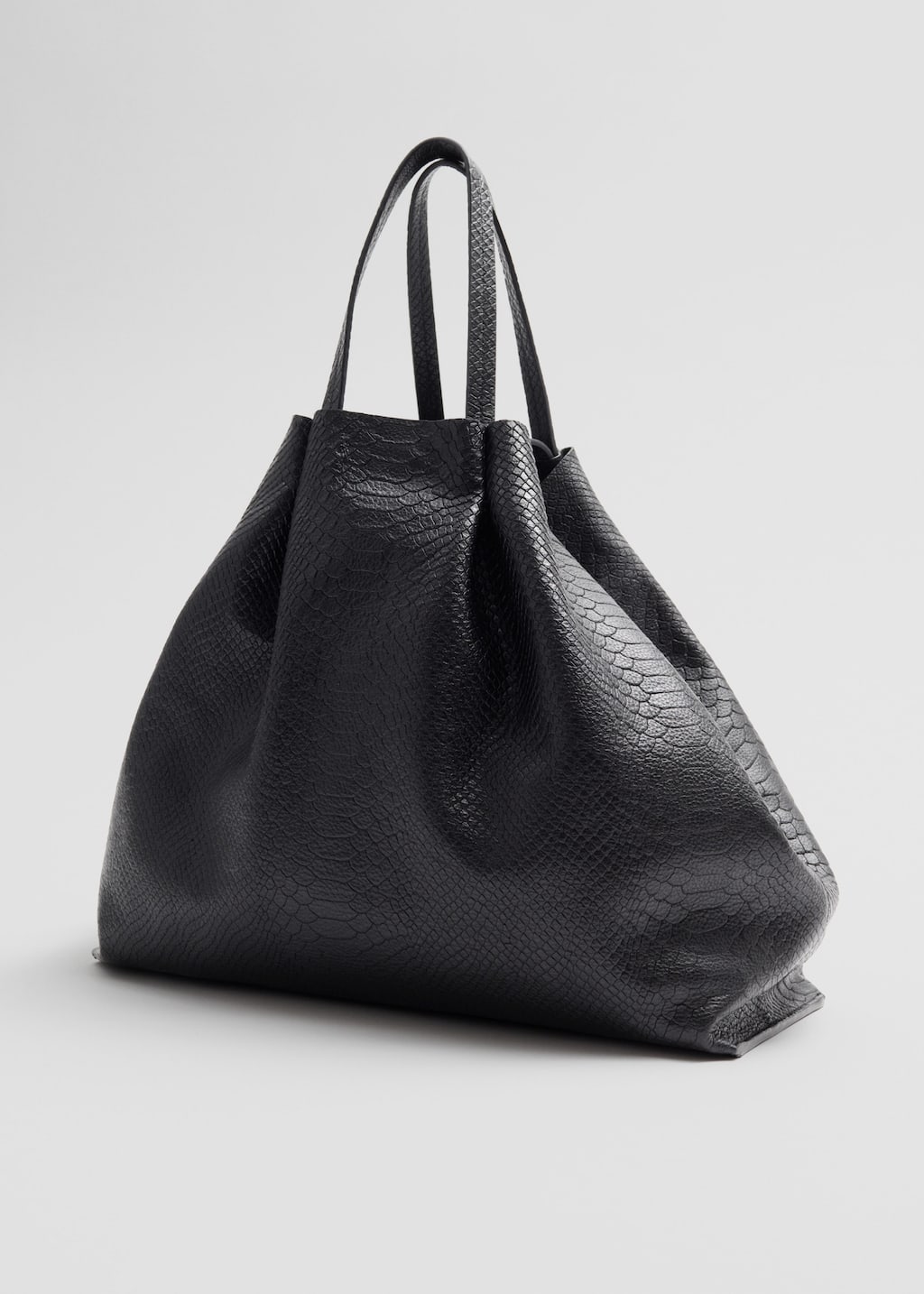 Borsa tote XL in pelle - Caramello - Natura morta