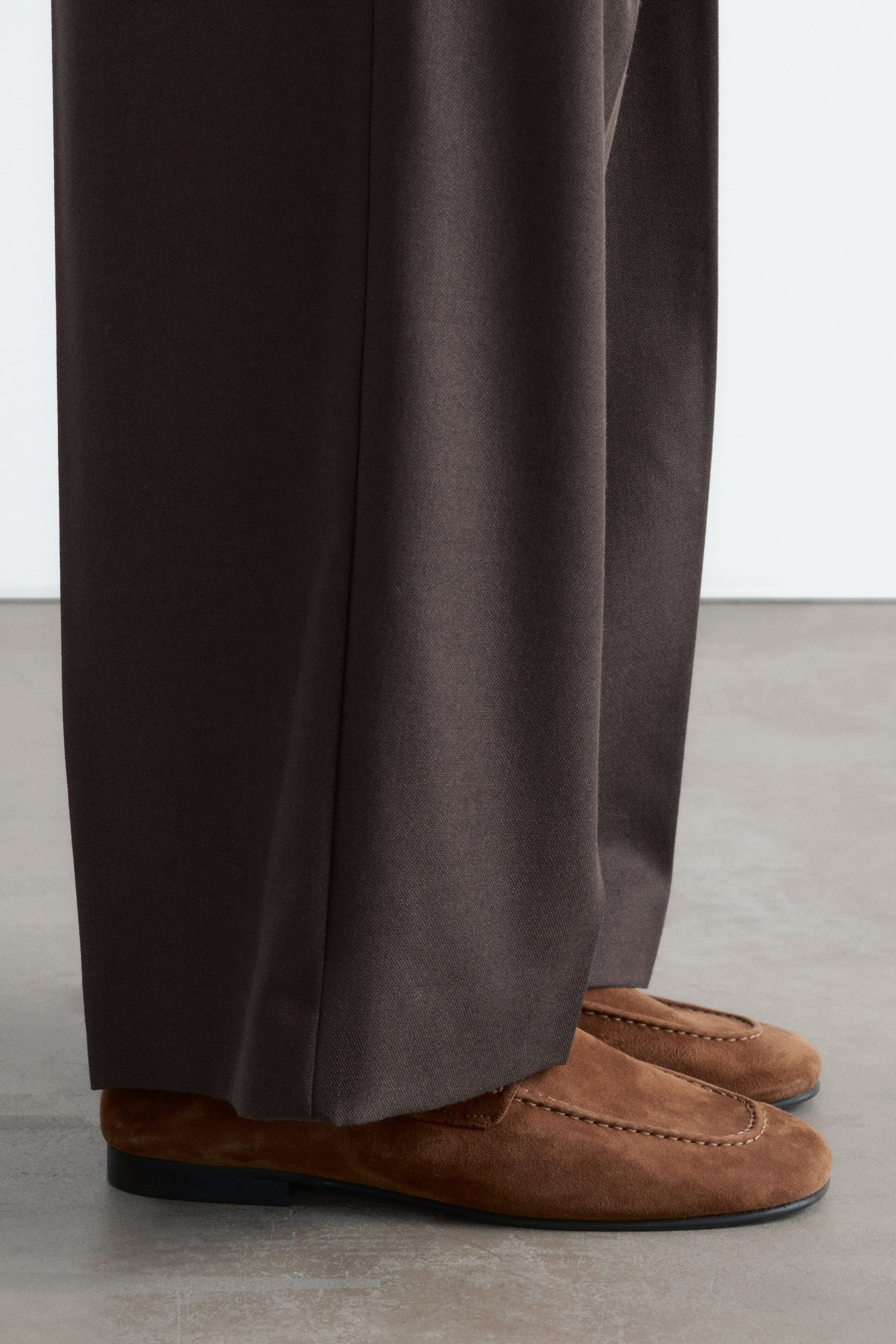 Grotere afbeelding bekijken: Loafers met rimpels - Cognac - DAMES | H&M NL 1
