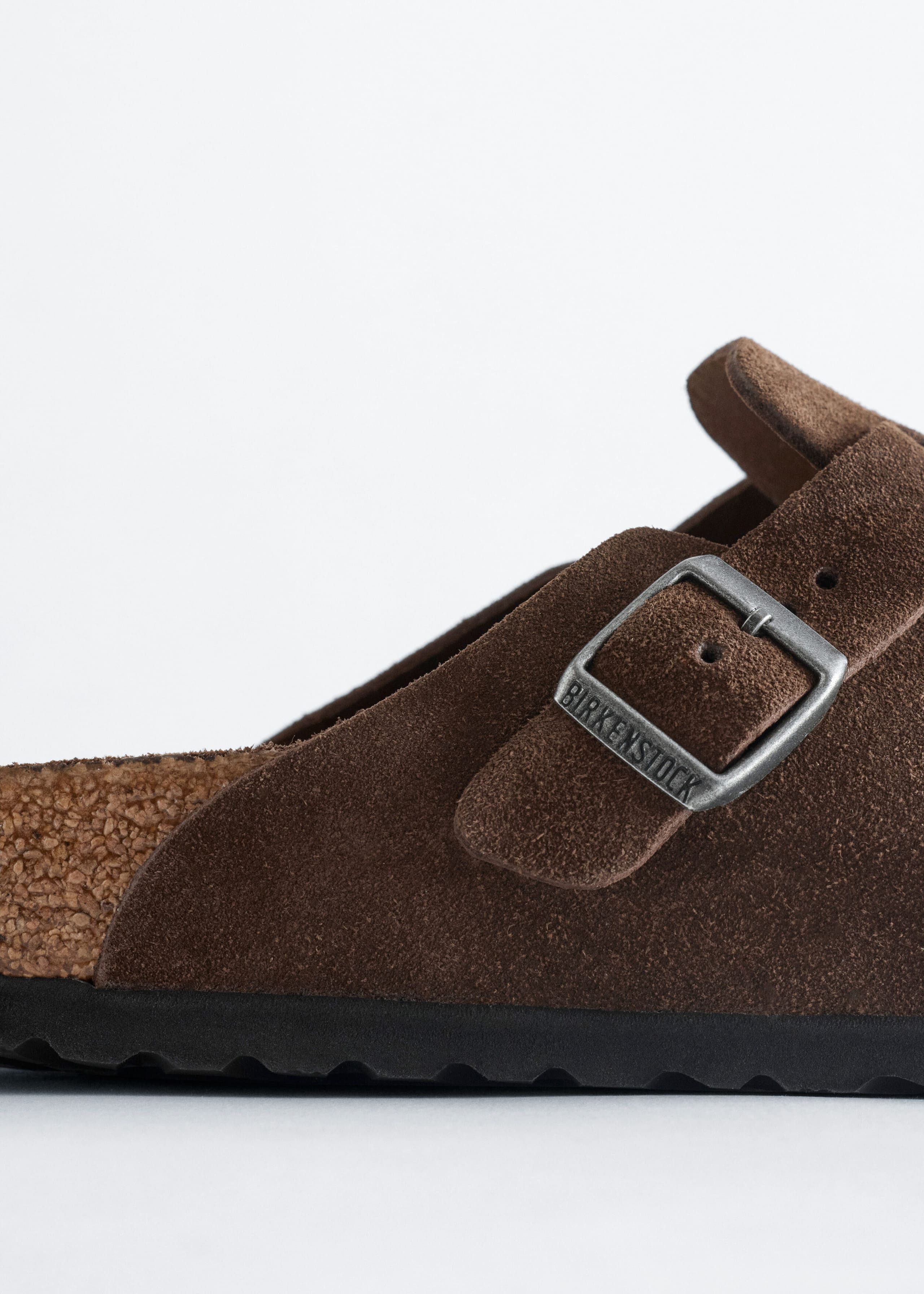 Birkenstock Boston Sandals - Dark Brown - Still Life
