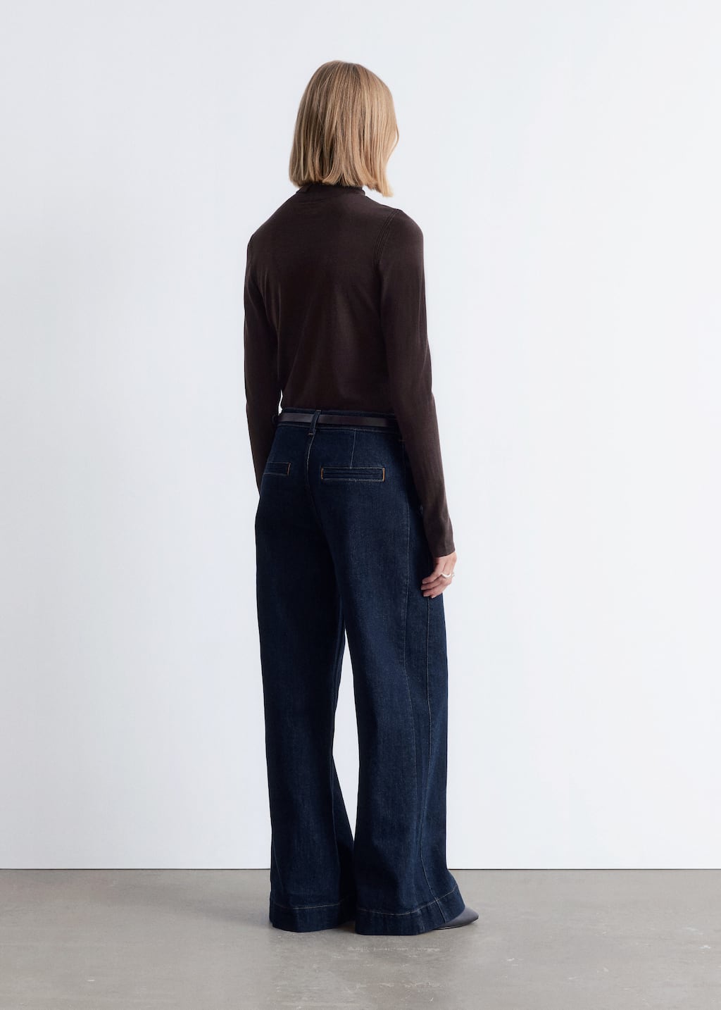 Image of Regular Wide-Leg Jeans