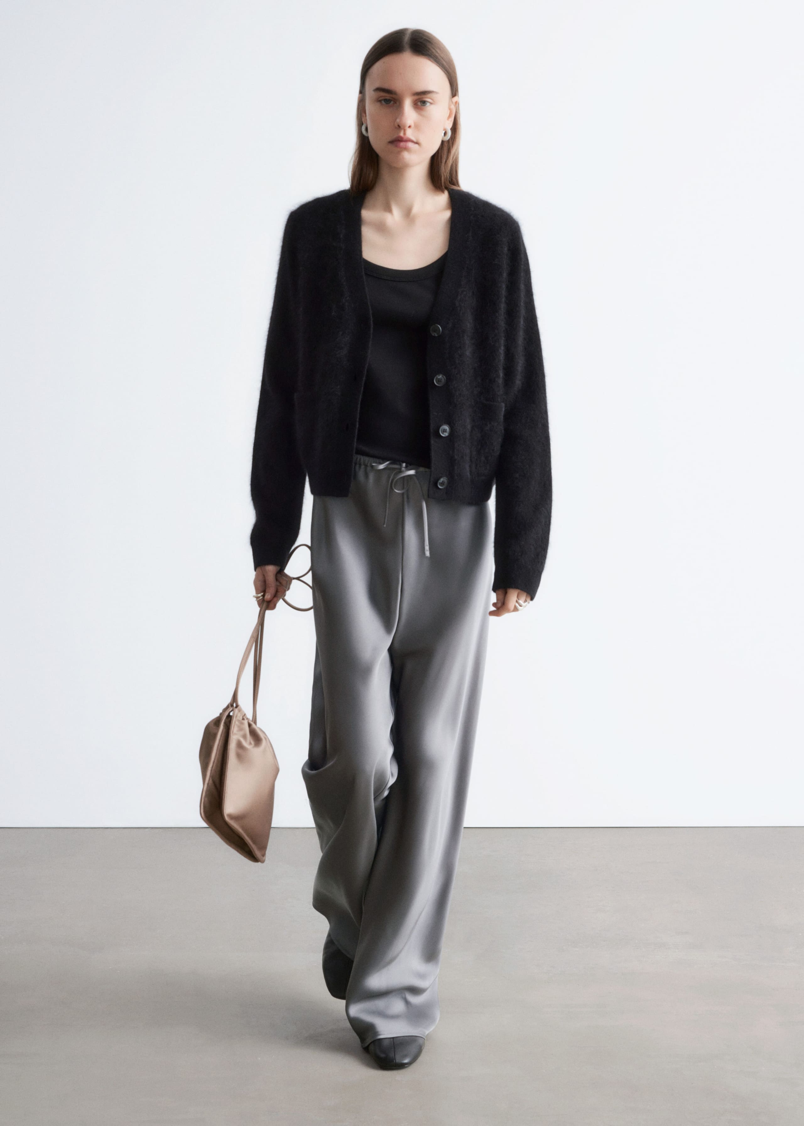 Image of Cropped Cashmere Cardigan