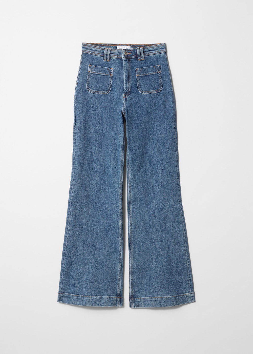 Image of High-Waist Flared Jeans