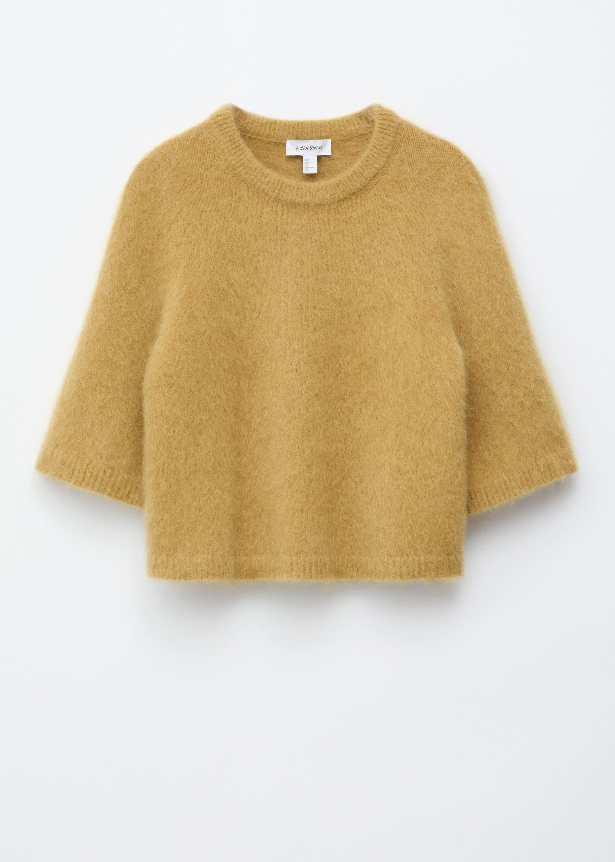 Image of Mohair-Blend Knitted T-shirt