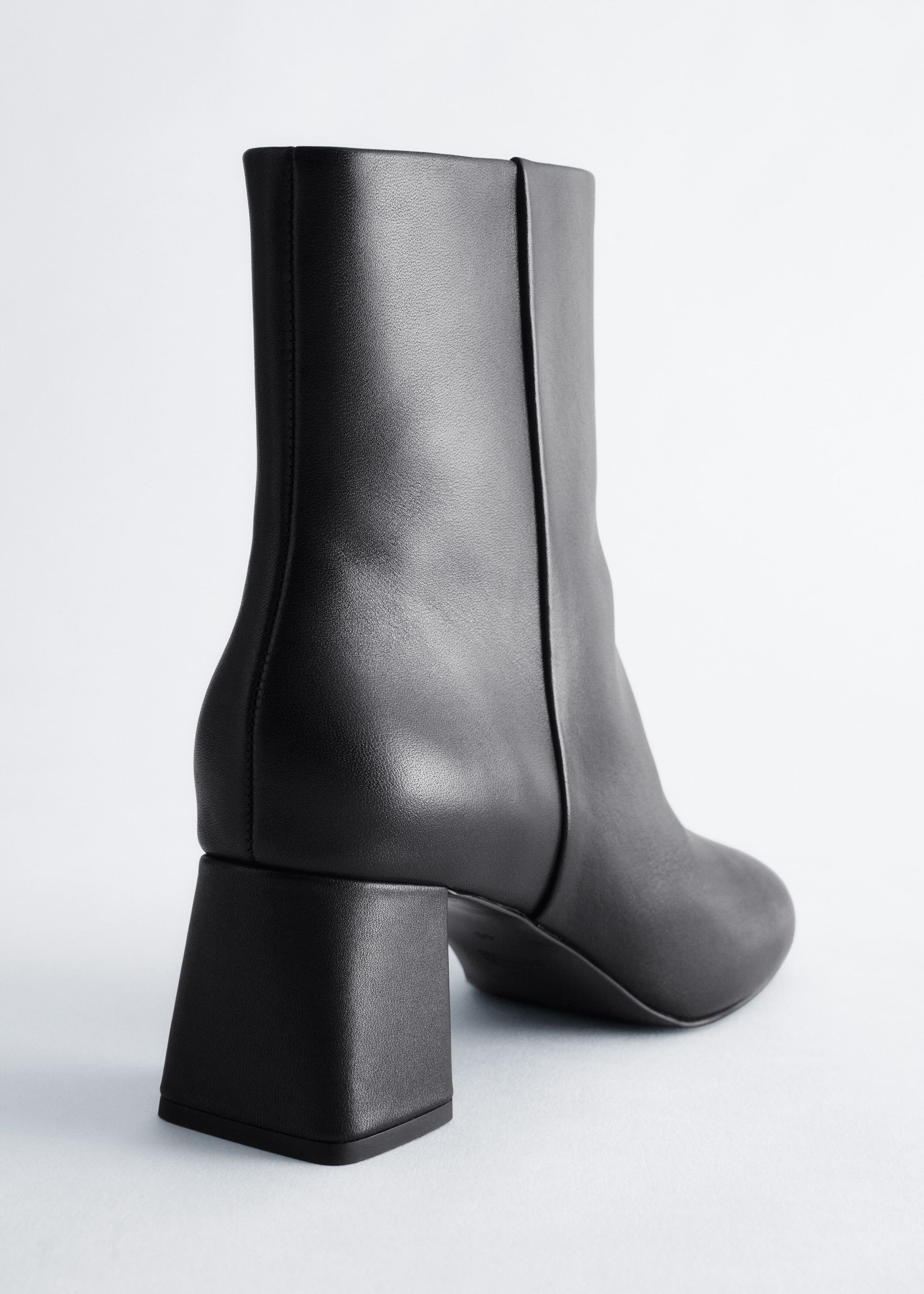Leather Ankle Boots - Black - Still Life