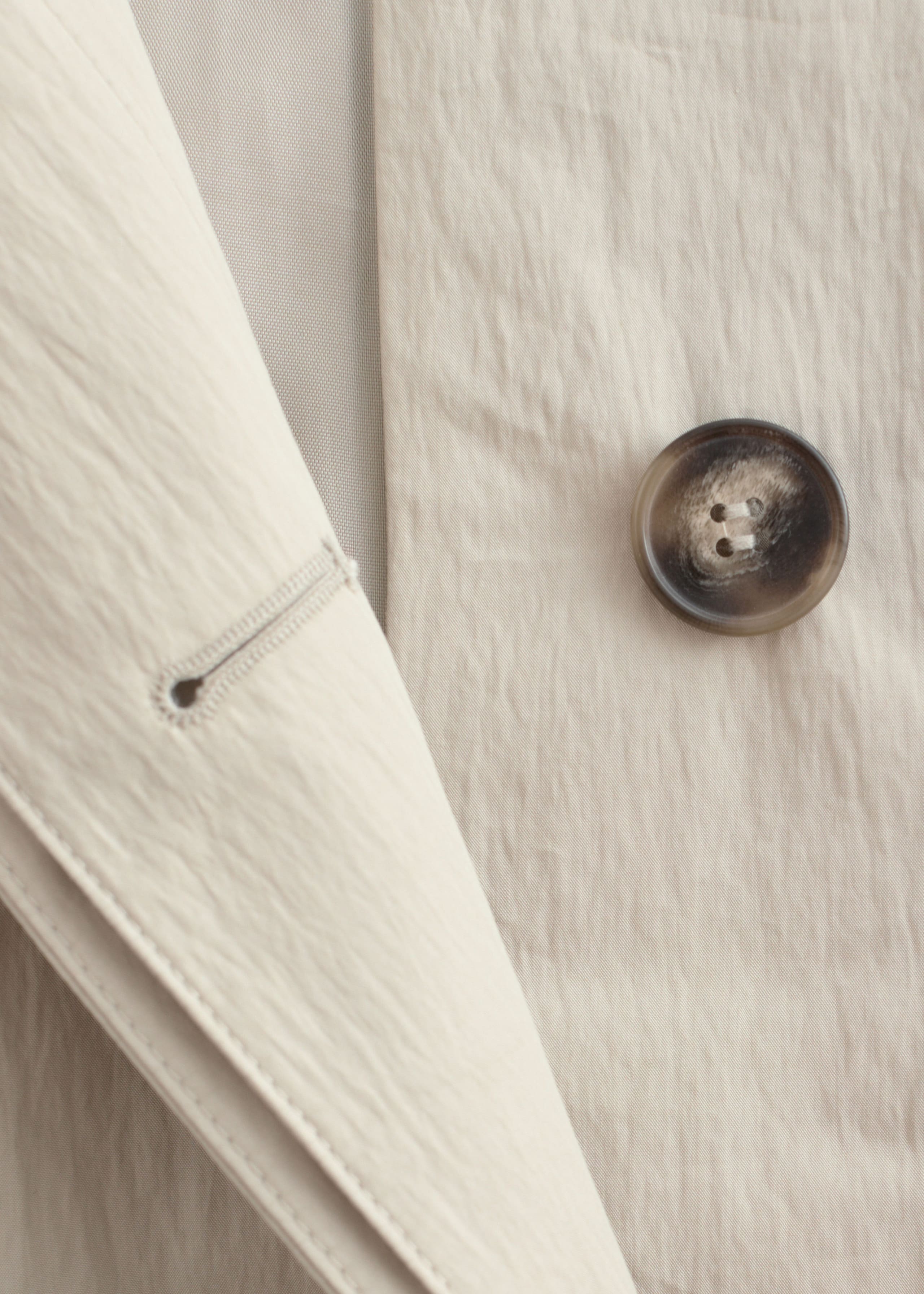 Image of Car coat con cintura