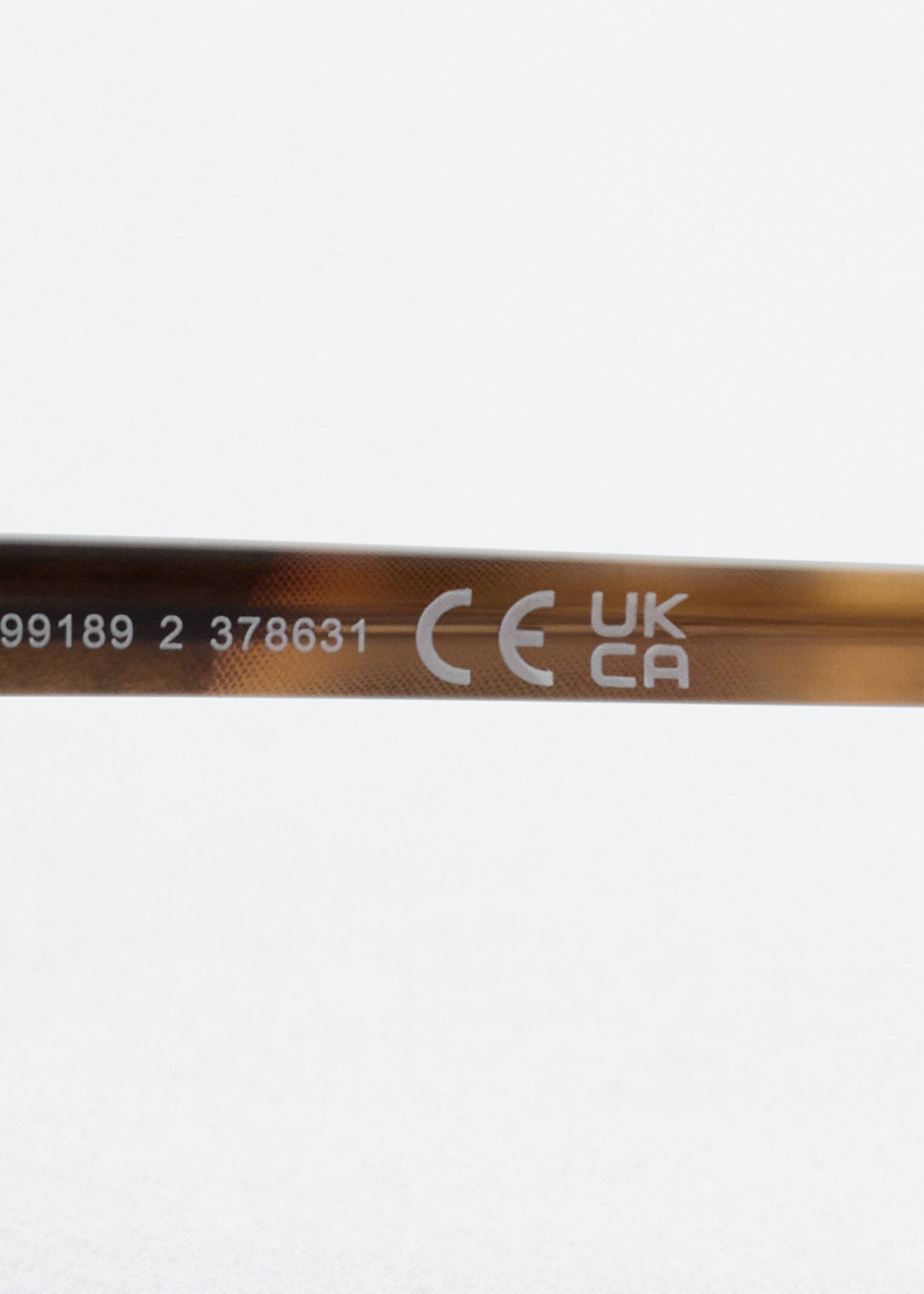 Zobrazit větší obrázek: Sluneční brýle s protáhlými obdélníkovými obroučkami - Hnědá želvovina/Světle modrá - ŽENY | H&M CZ 4