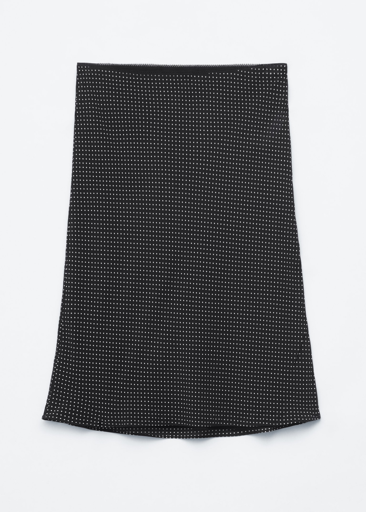 Slip Midi Skirt - Black/Polka Dot - 2