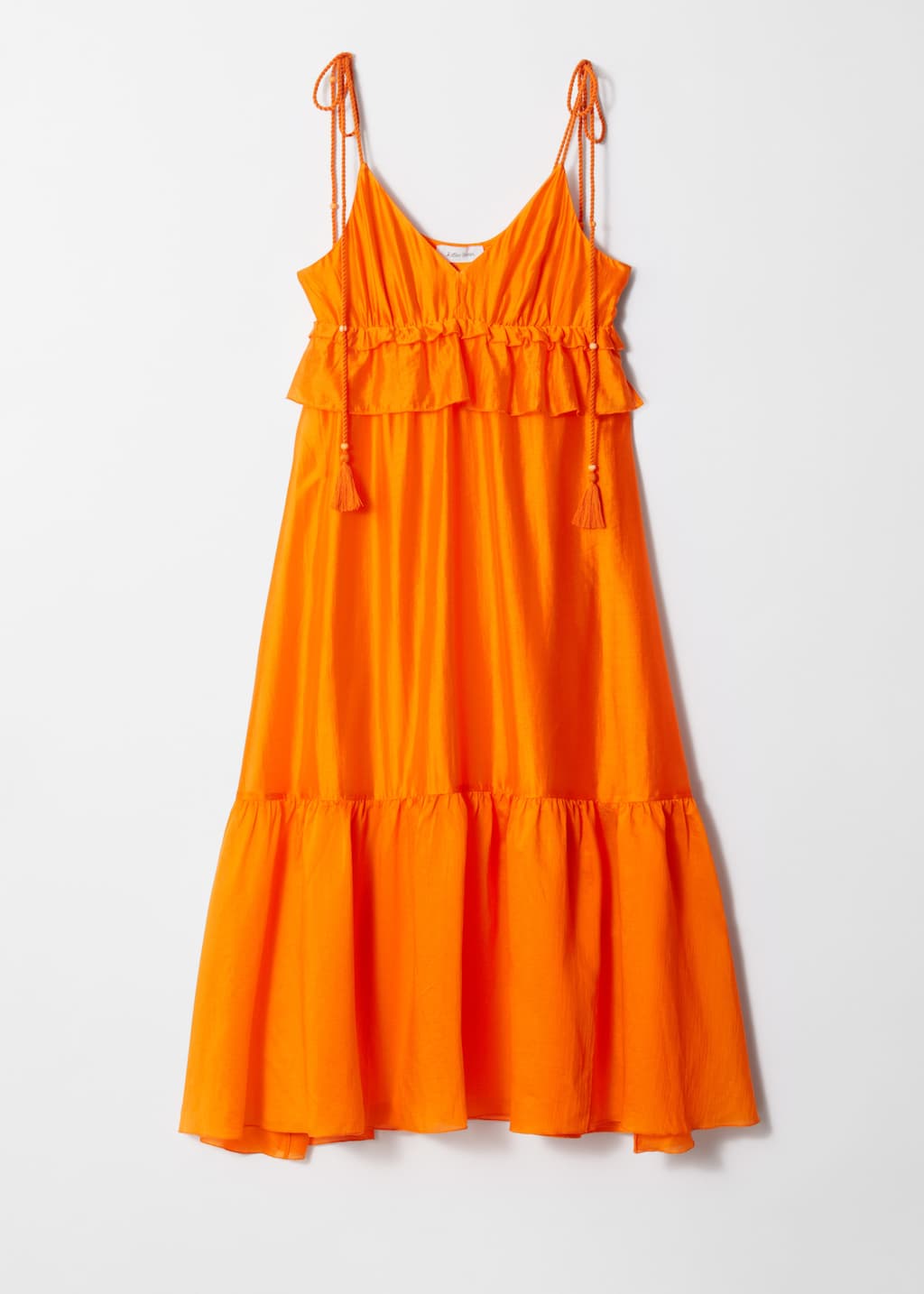 Image of Robe midi à bretelles