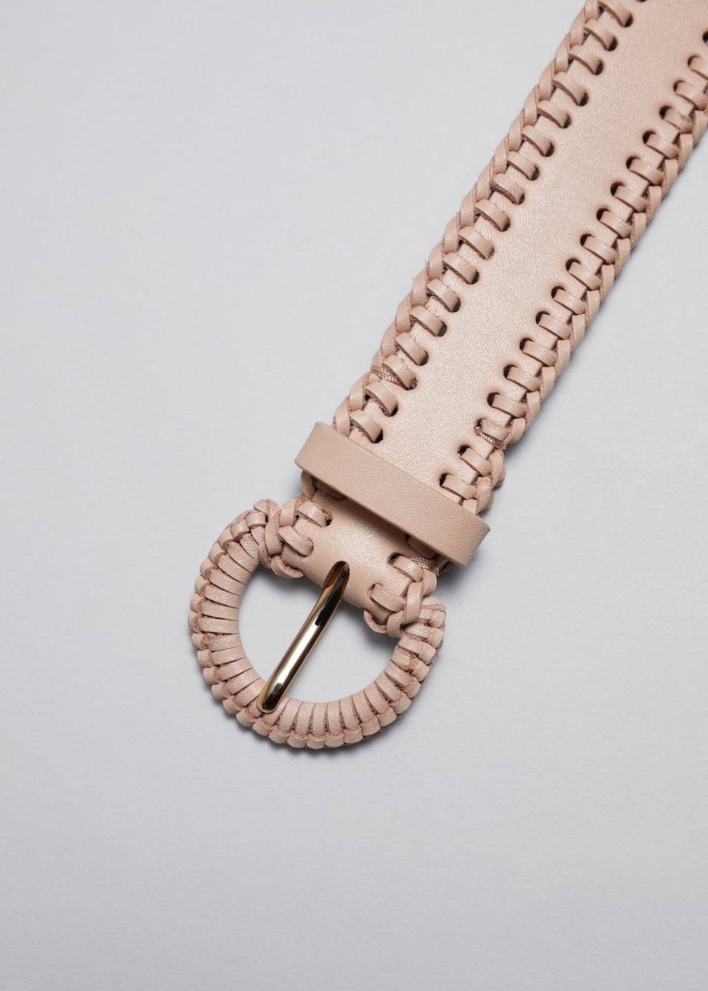 Braided Leather Belt - {{variantName}} - Descriptive Detail