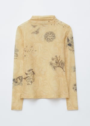 Beige Print