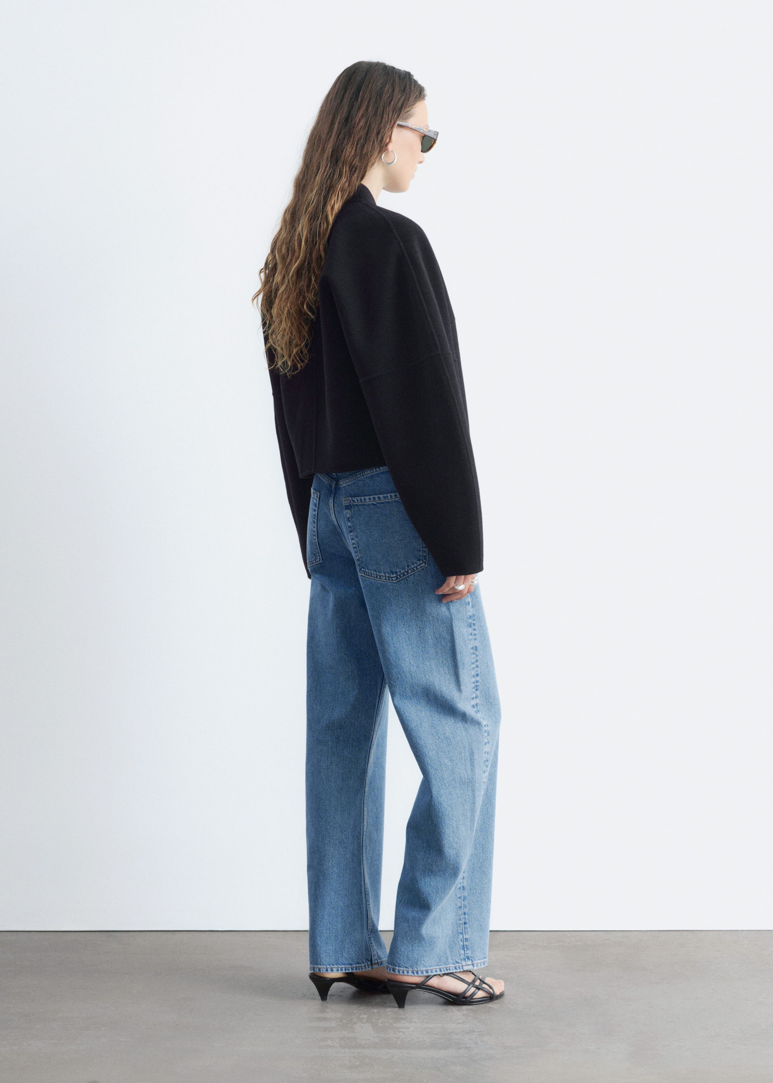 Wool Doublé Jacket - Brown - Lookbook
