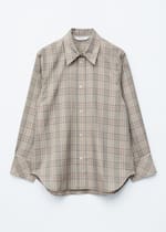 Taupe/Motif à carreaux