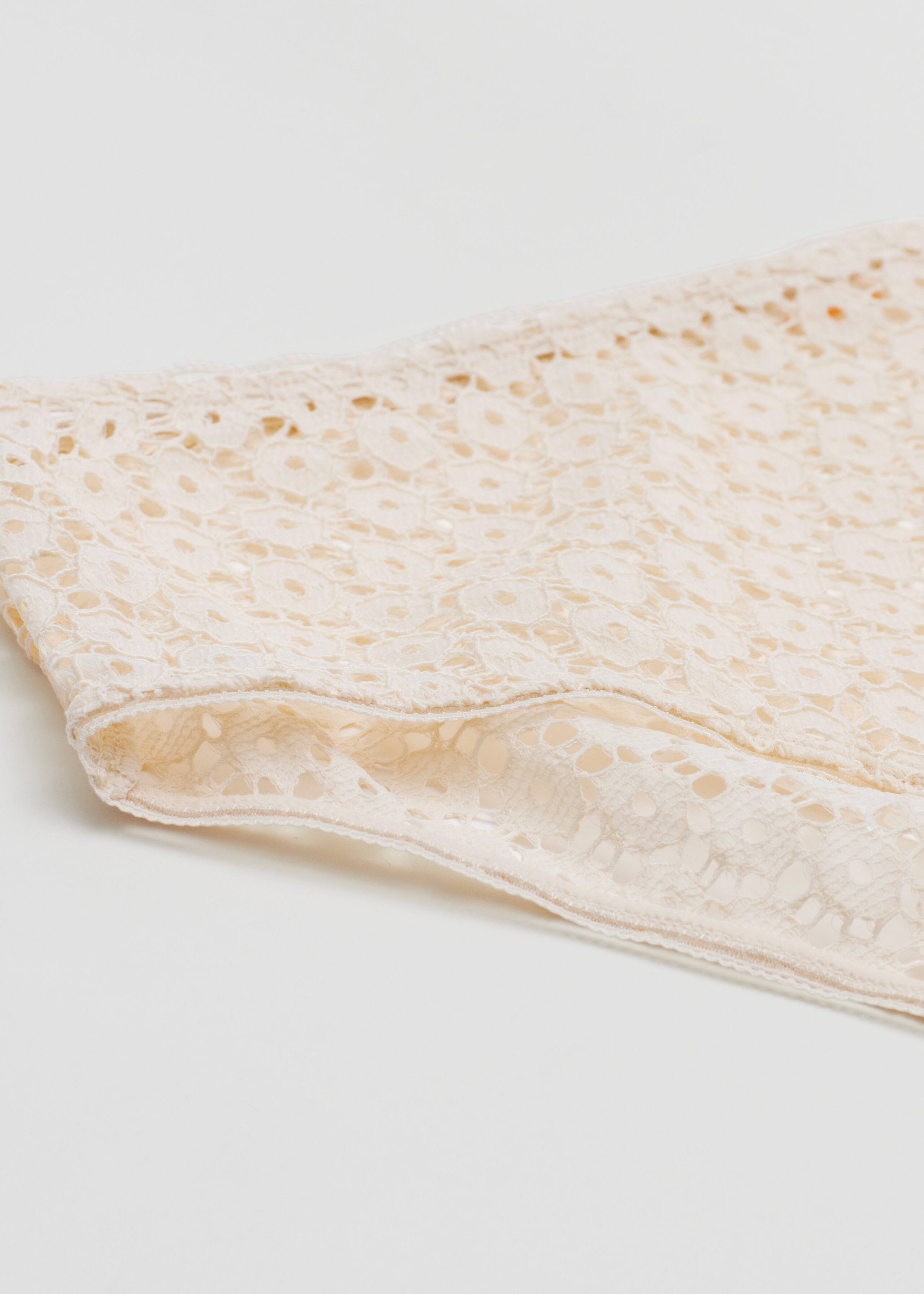 Floral Lace High Waist Briefs - {{variantName}} - Descrizione dettagliata