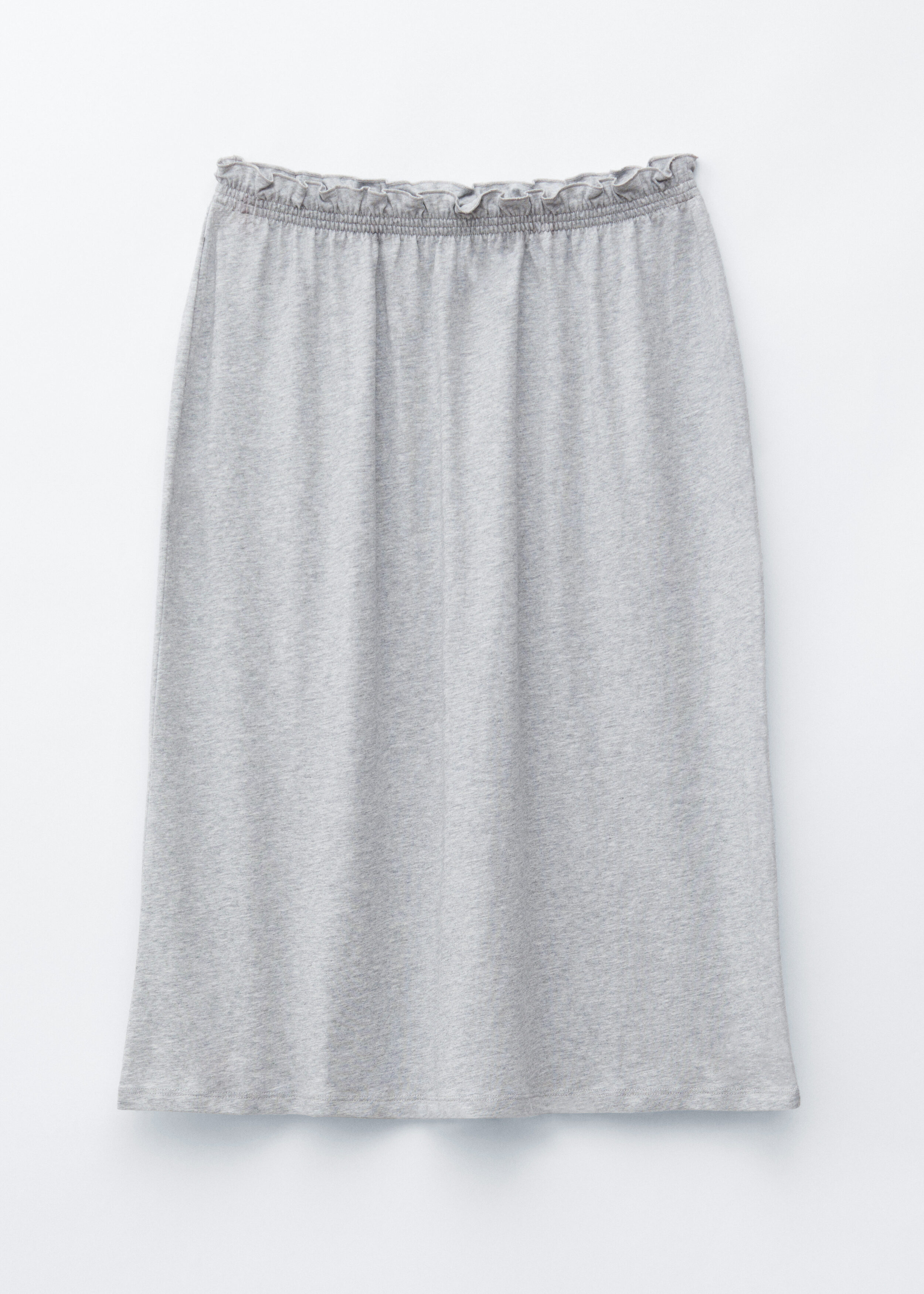 Cotton Jersey Midi Skirt