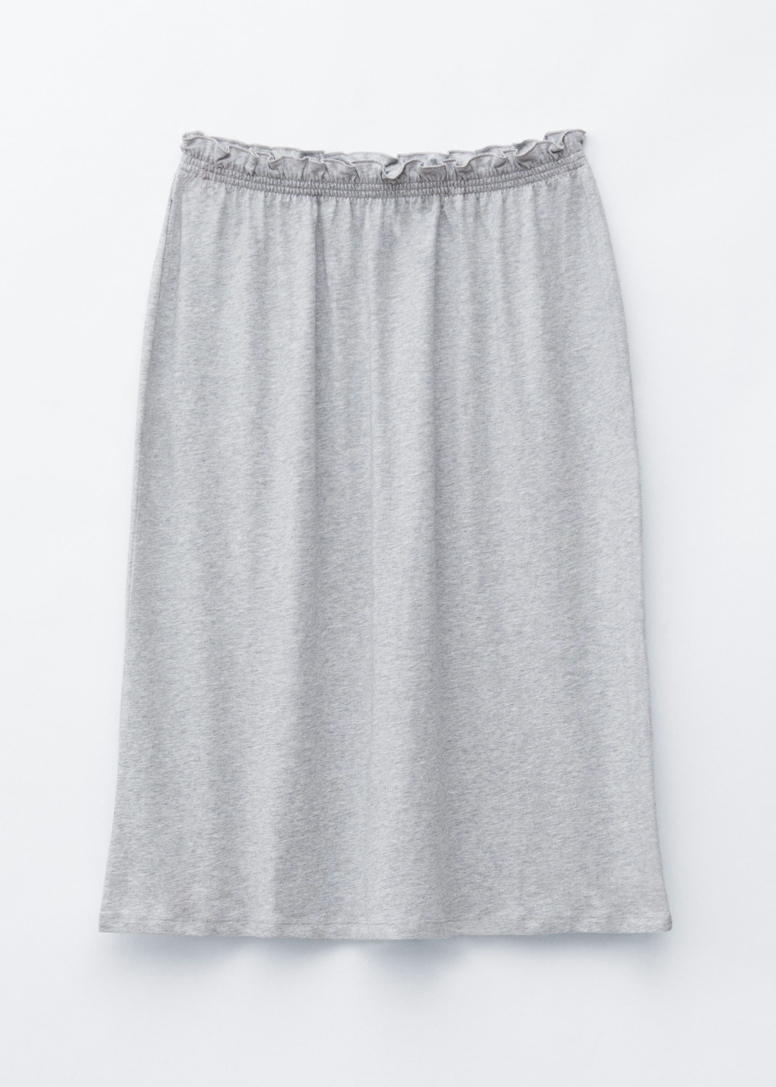 Image of Cotton Jersey Midi Skirt