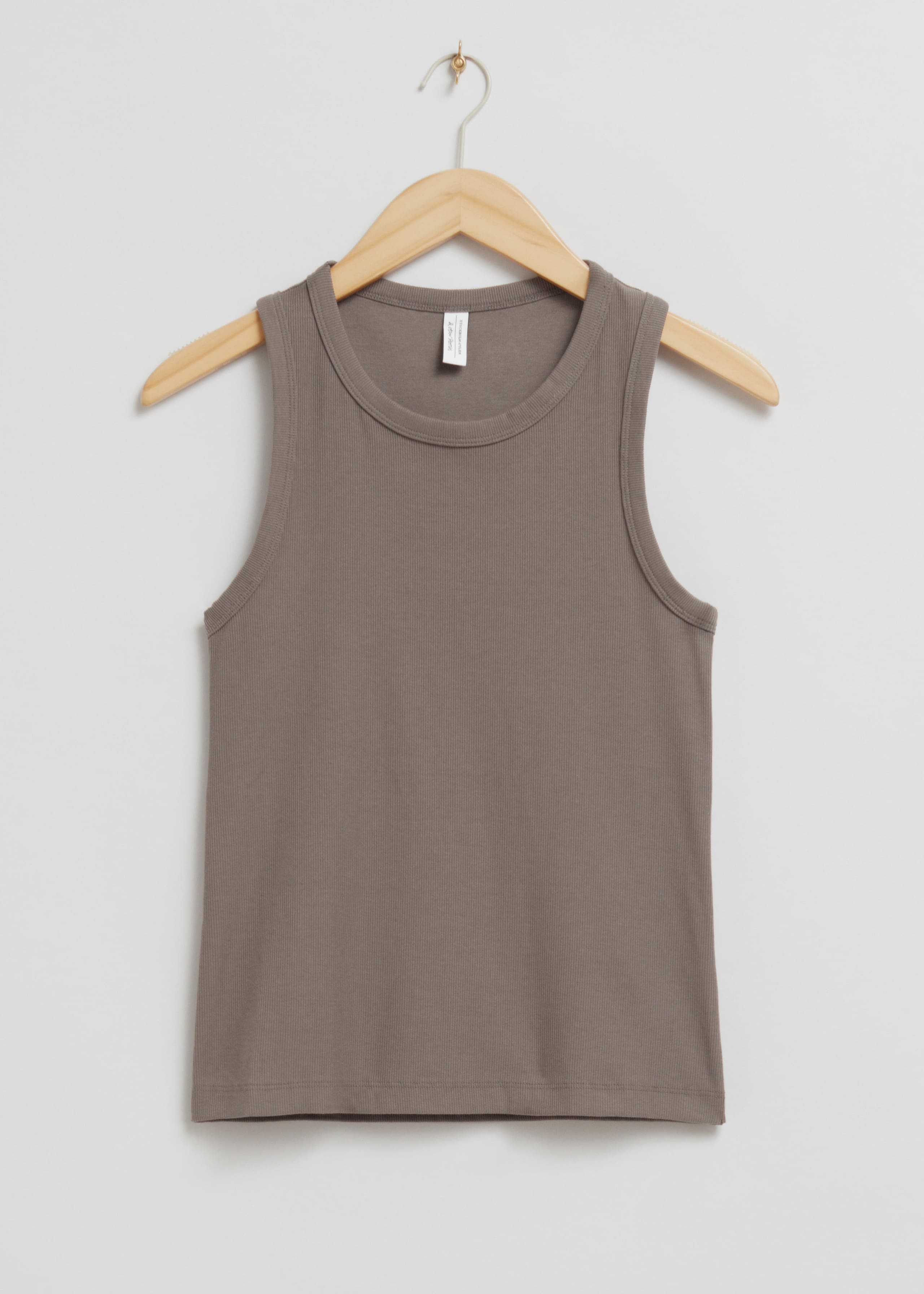 Fitted Tank Top - Black - Still Life