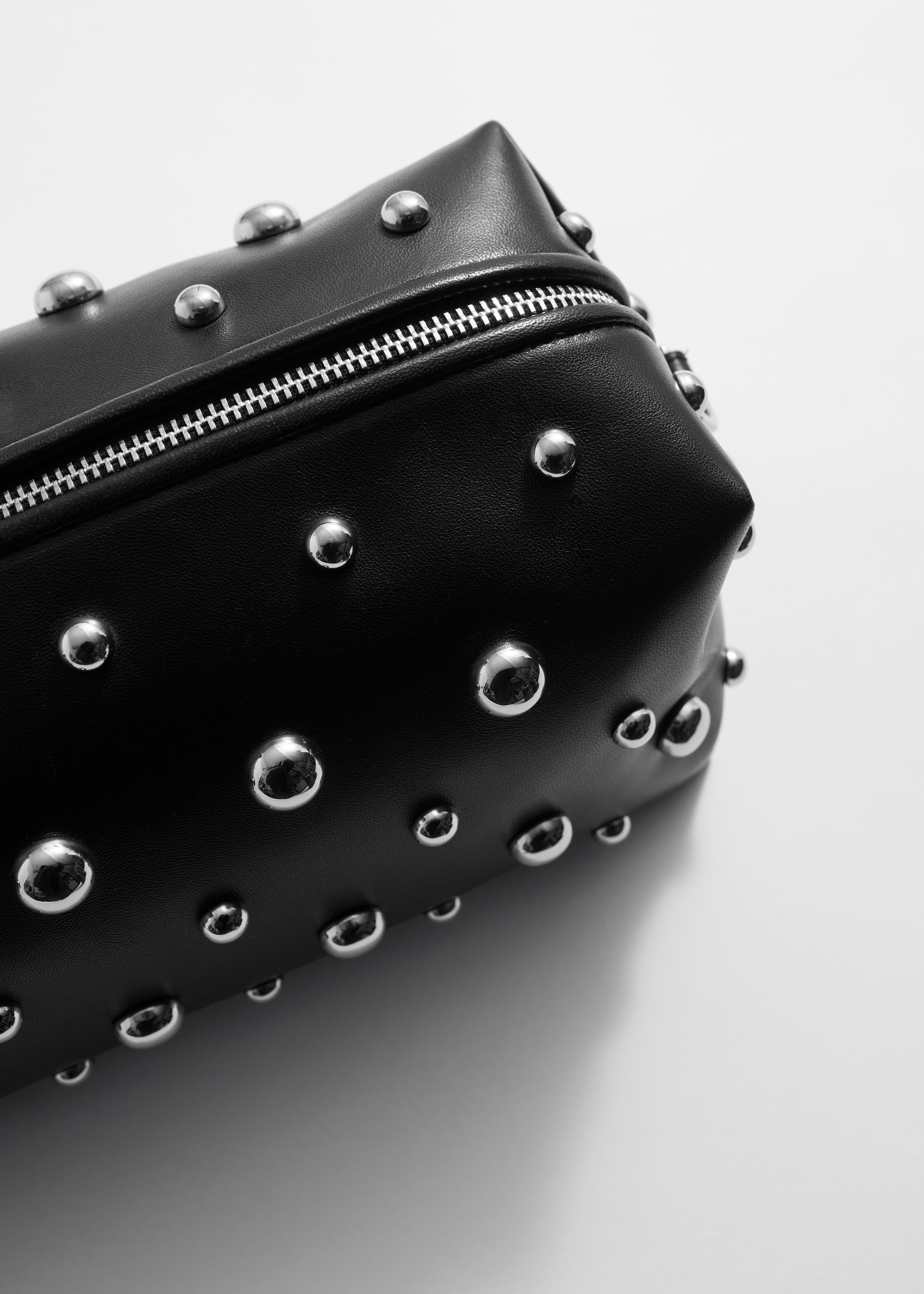 View larger image: Studded Leather Clutch - Black - Ladies | H&M GB 4