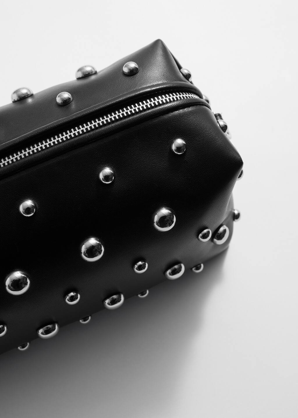 Studded Leather Clutch - {{variantName}} - Descriptive Detail