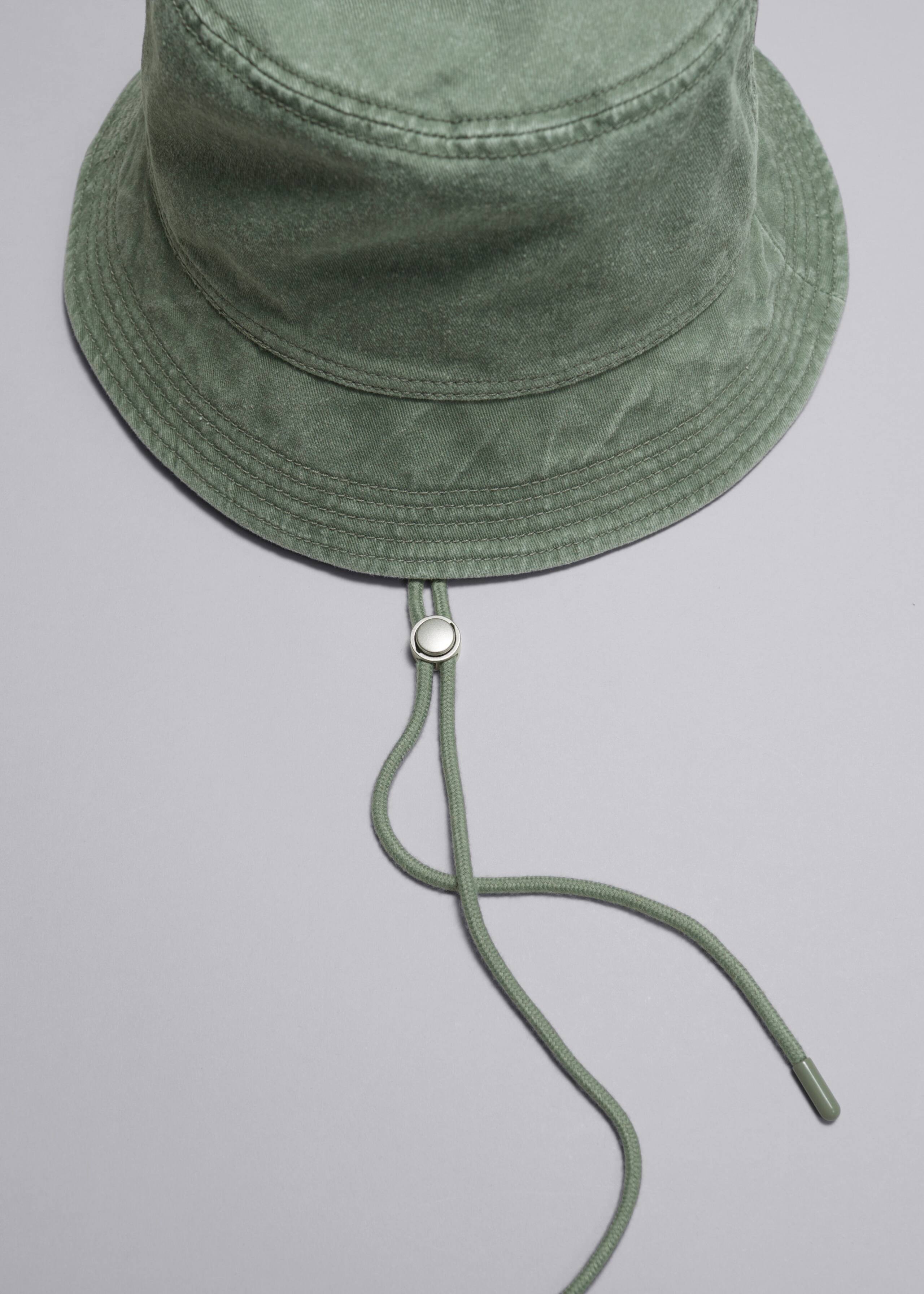 Drawstring Bucket Hat - {{variantName}} - Descriptive Detail