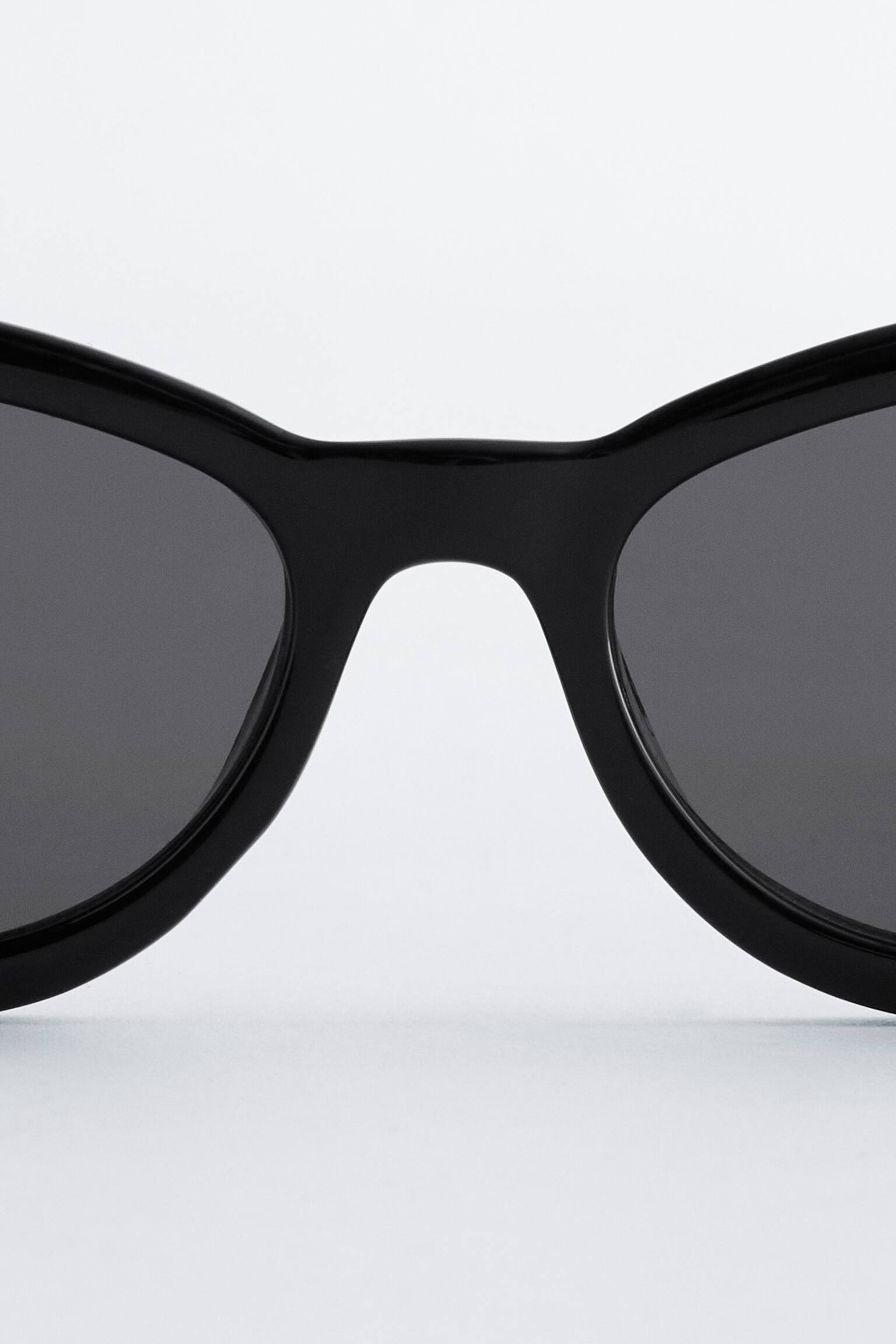 משקפי שמש מלבניים צרים - שחור/אבן/חום מנומר - 3