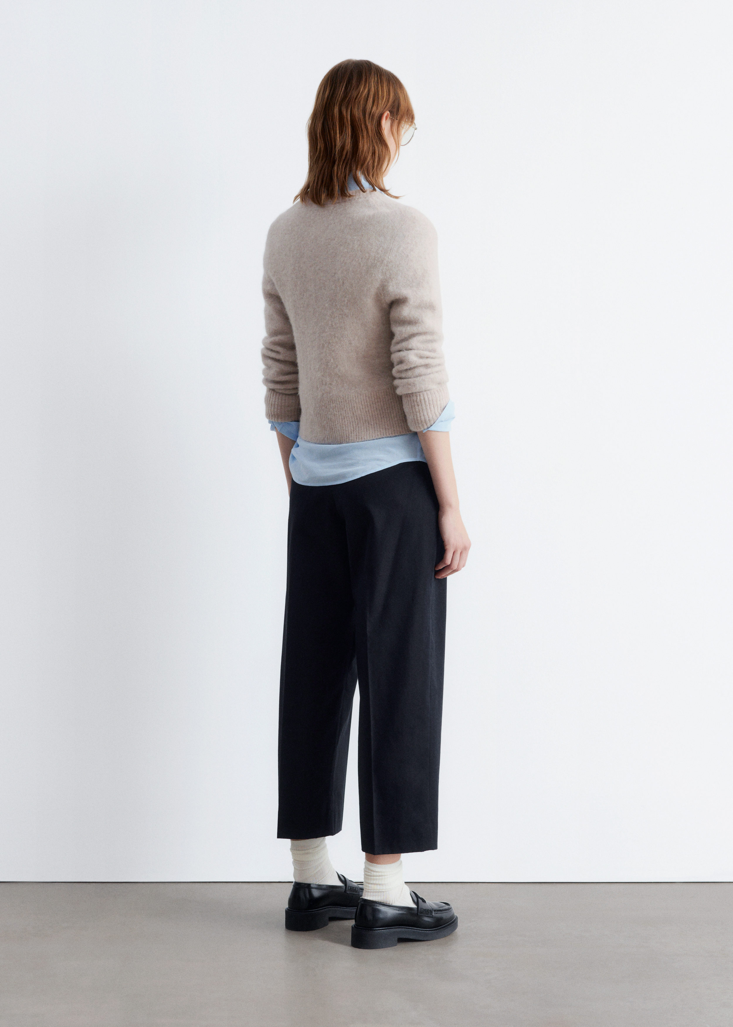 Image of Alpaca-Blend Knit Cardigan
