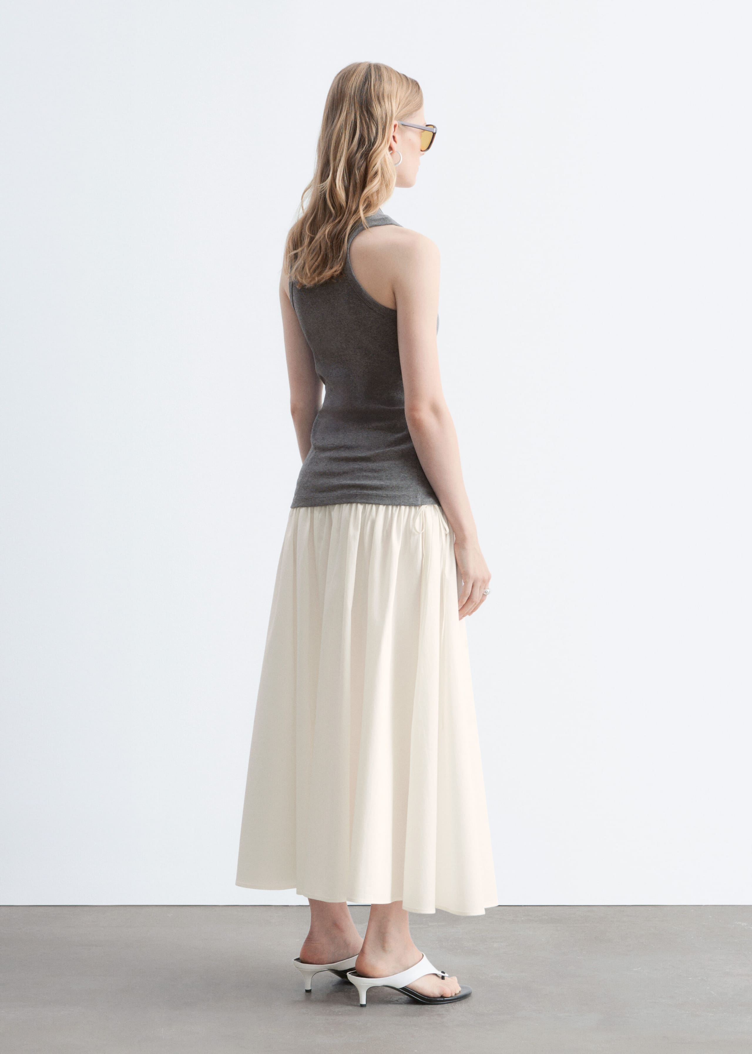 Ribbed Tank Top - Grey - Still Life