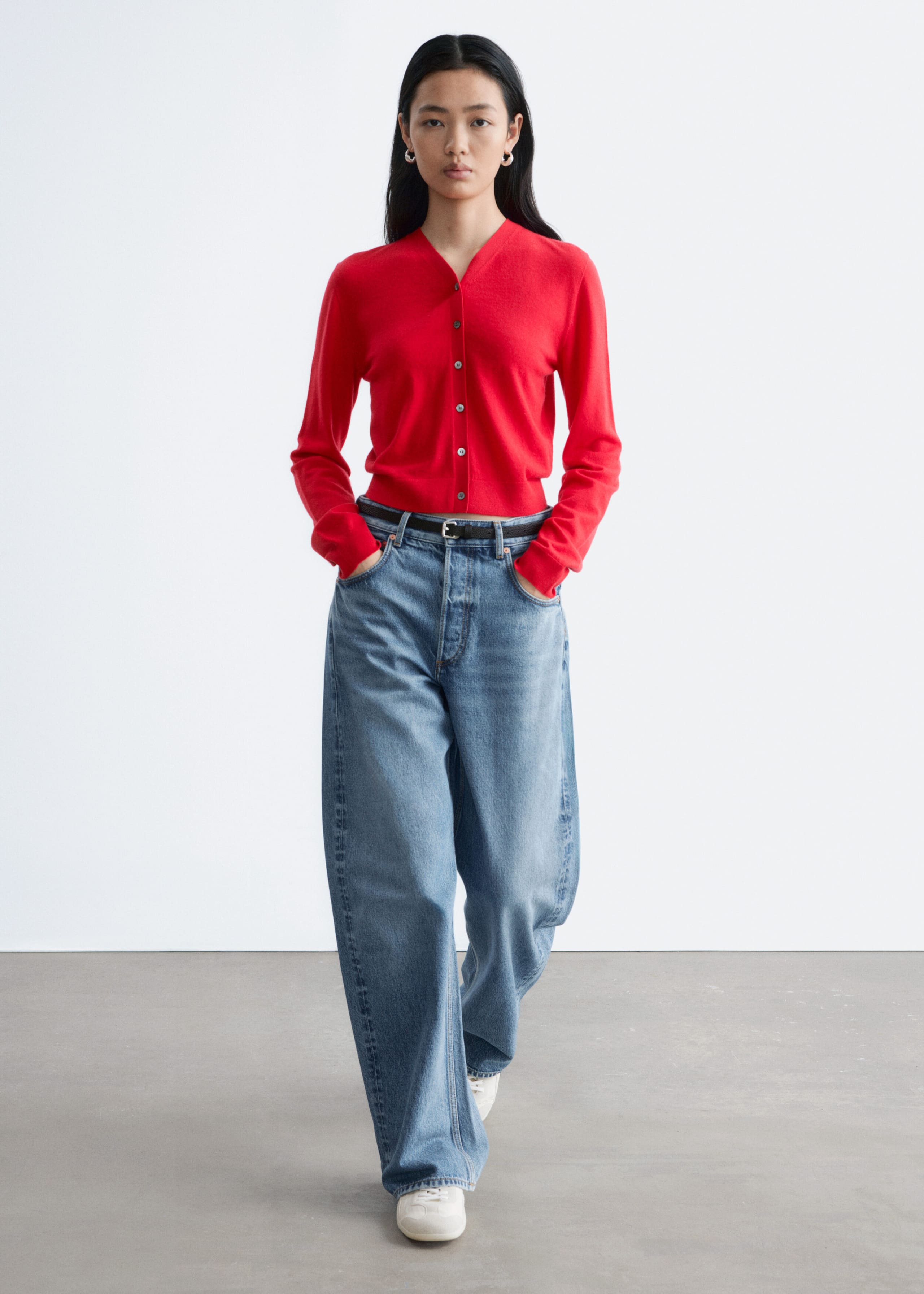 Image of Cropped Cashmere Cardigan