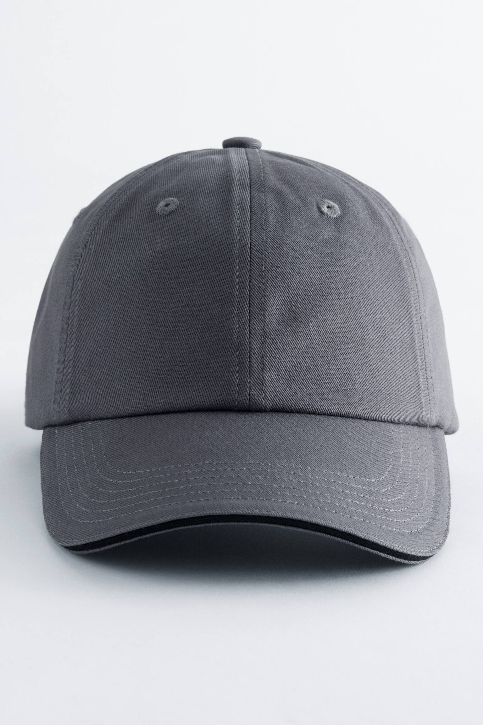 Baseballkeps i bomullstwill - Mörkgrå/Gul/Khakigrön/Mörkbrun/Grön/Himmelsblå - 3