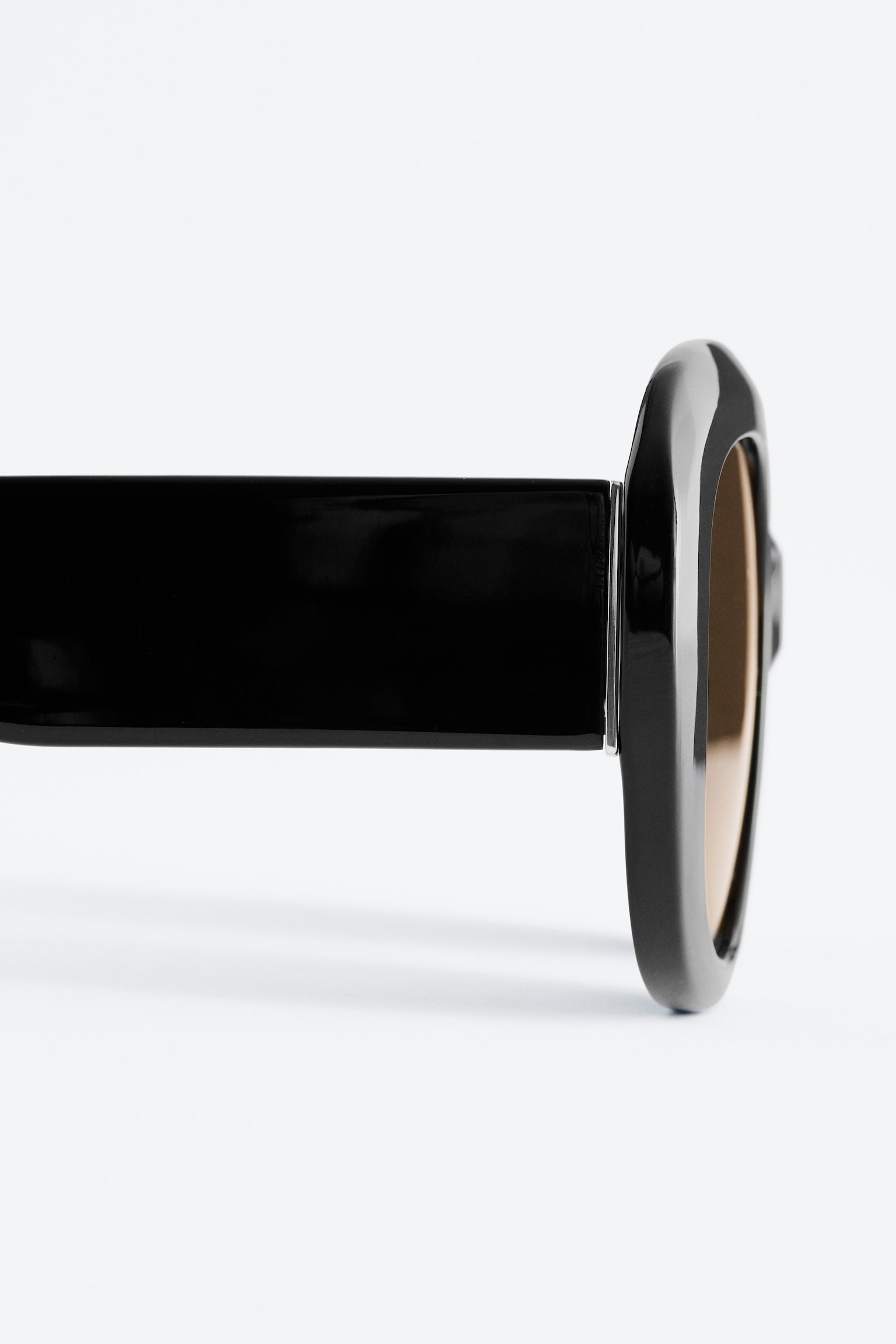 Oversized solbriller - Sort/Brun - 4