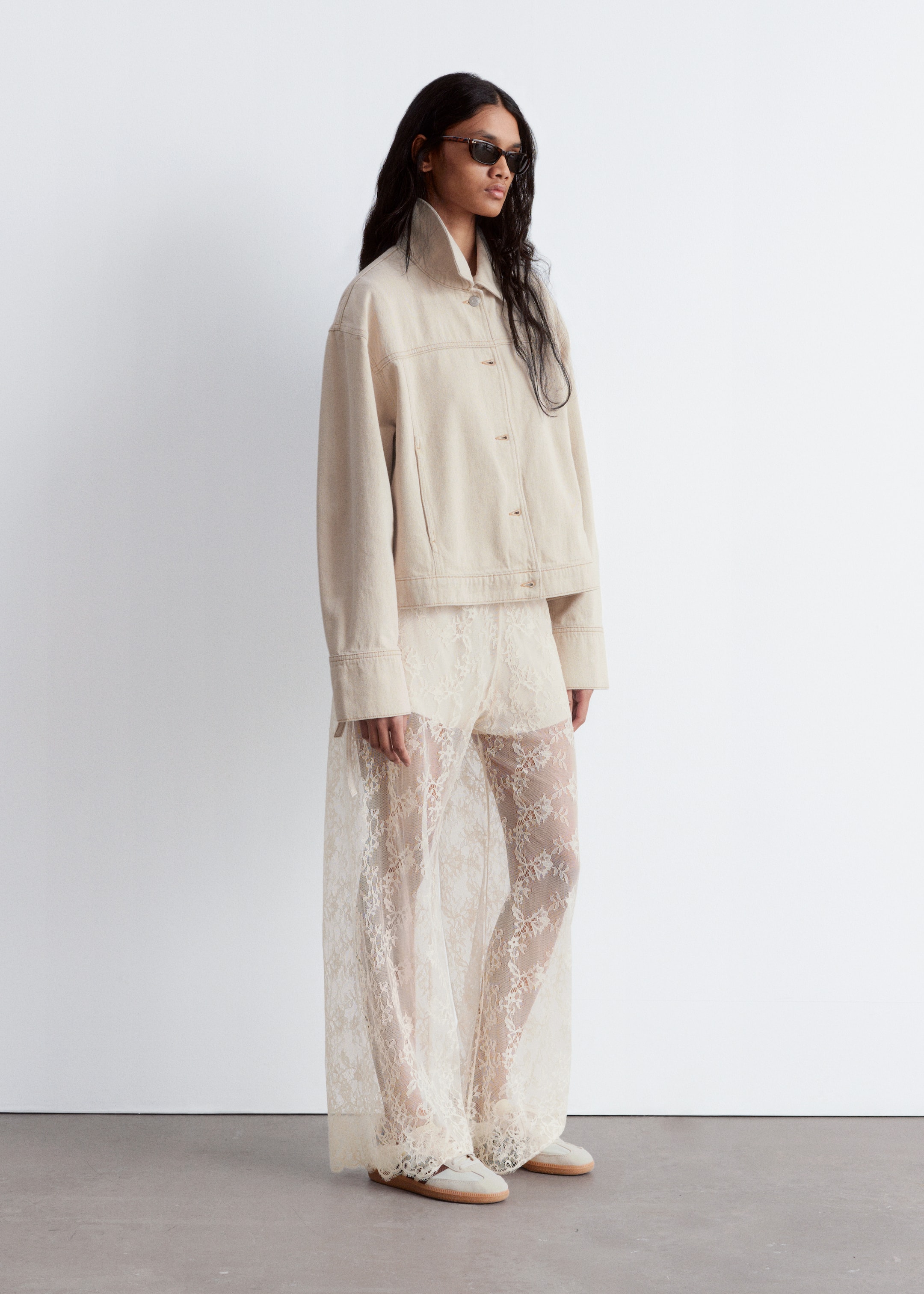 Größeres Bild anzeigen: Spitzenhose - Creme - Ladies | H&M AT 3