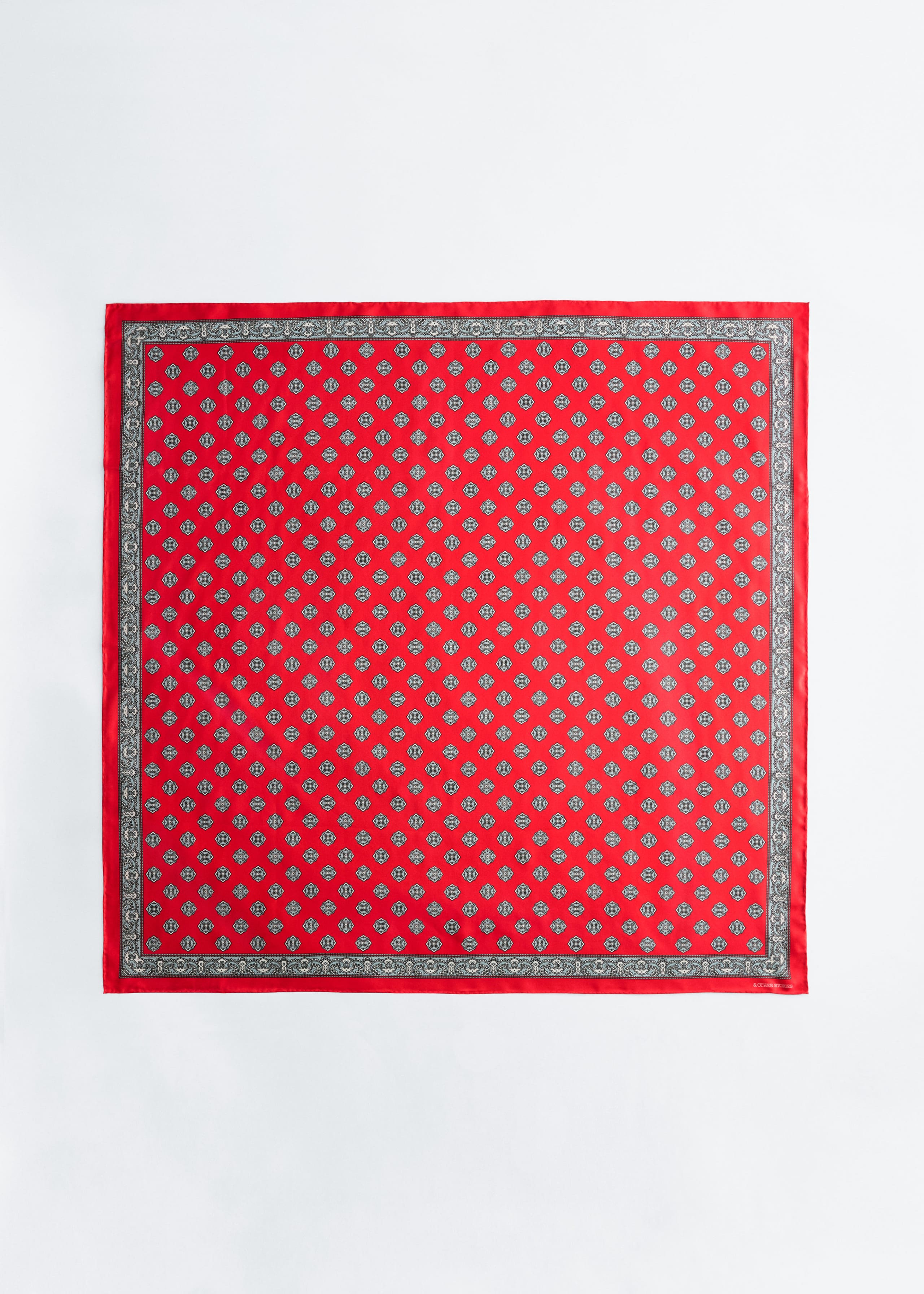 Image of Printed Silk Scarf