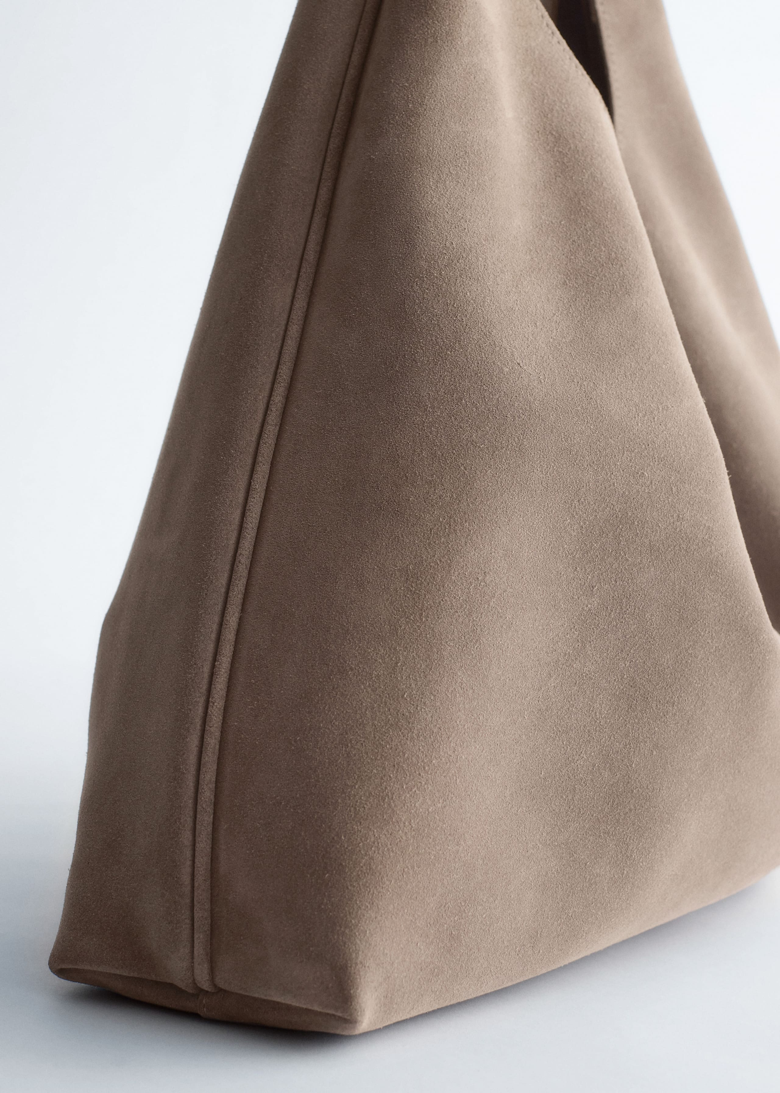 Image of Large Suede Tote Bag