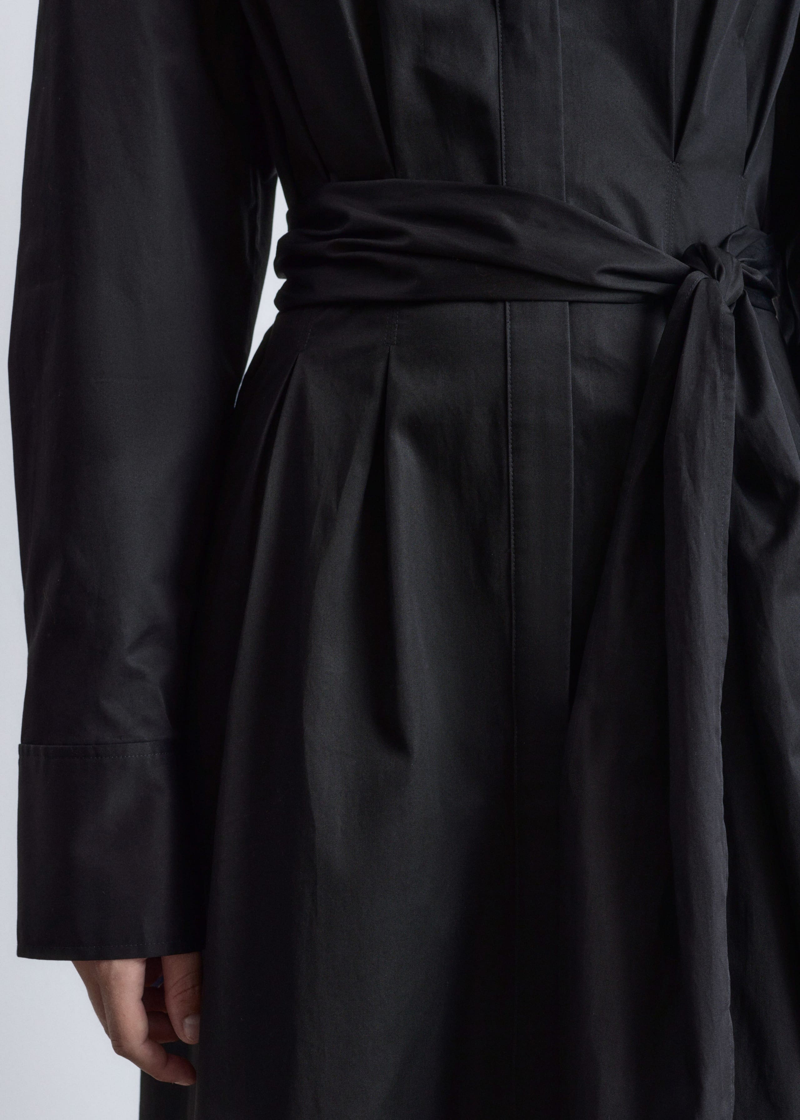 Image of Cotton Shirt Midi Dress