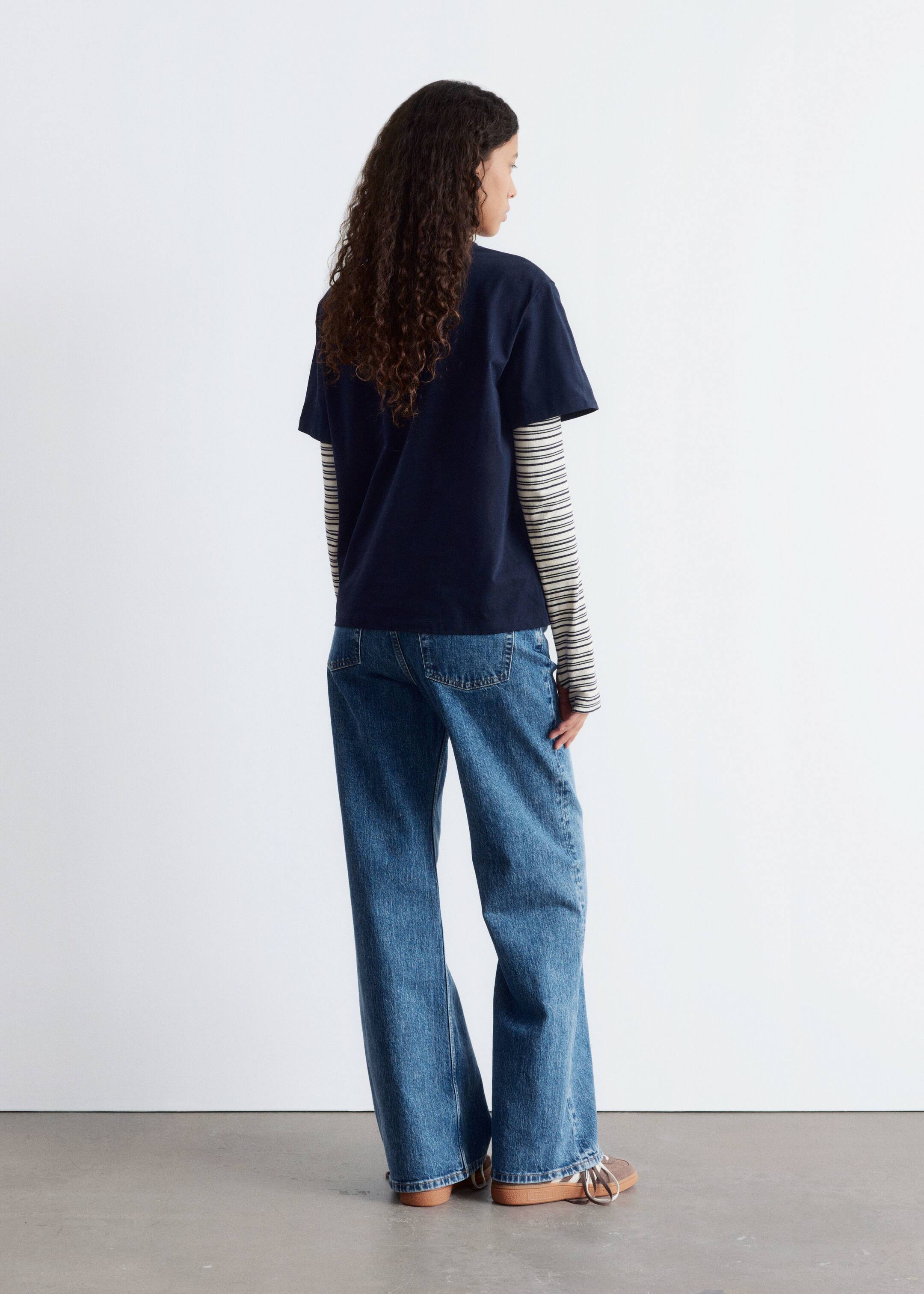 Agrandir l'image: T-Shirt en coton - Bleu foncé/Imprimé - FEMME | H&M CH 5