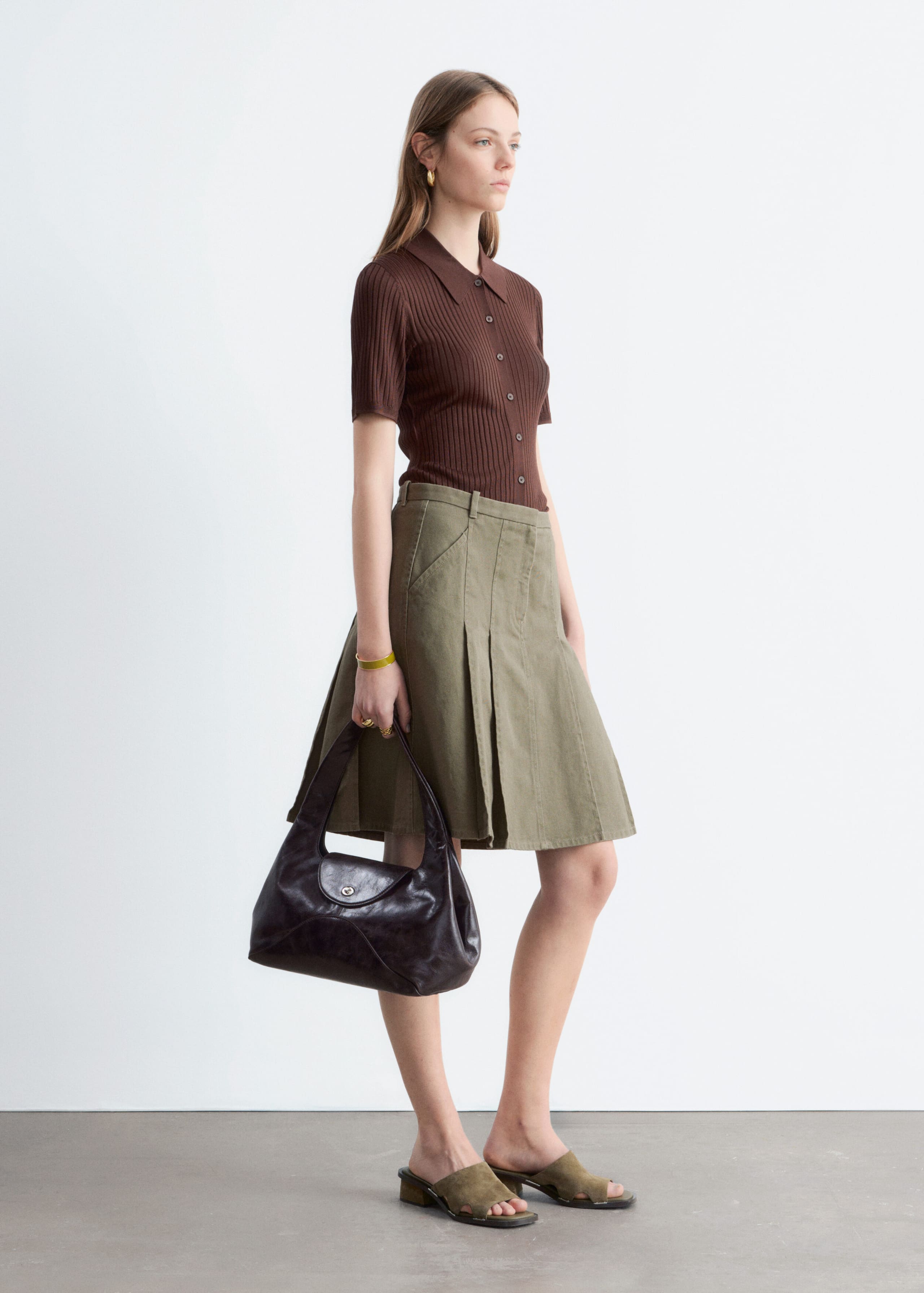 Image of Rib-Knit Top